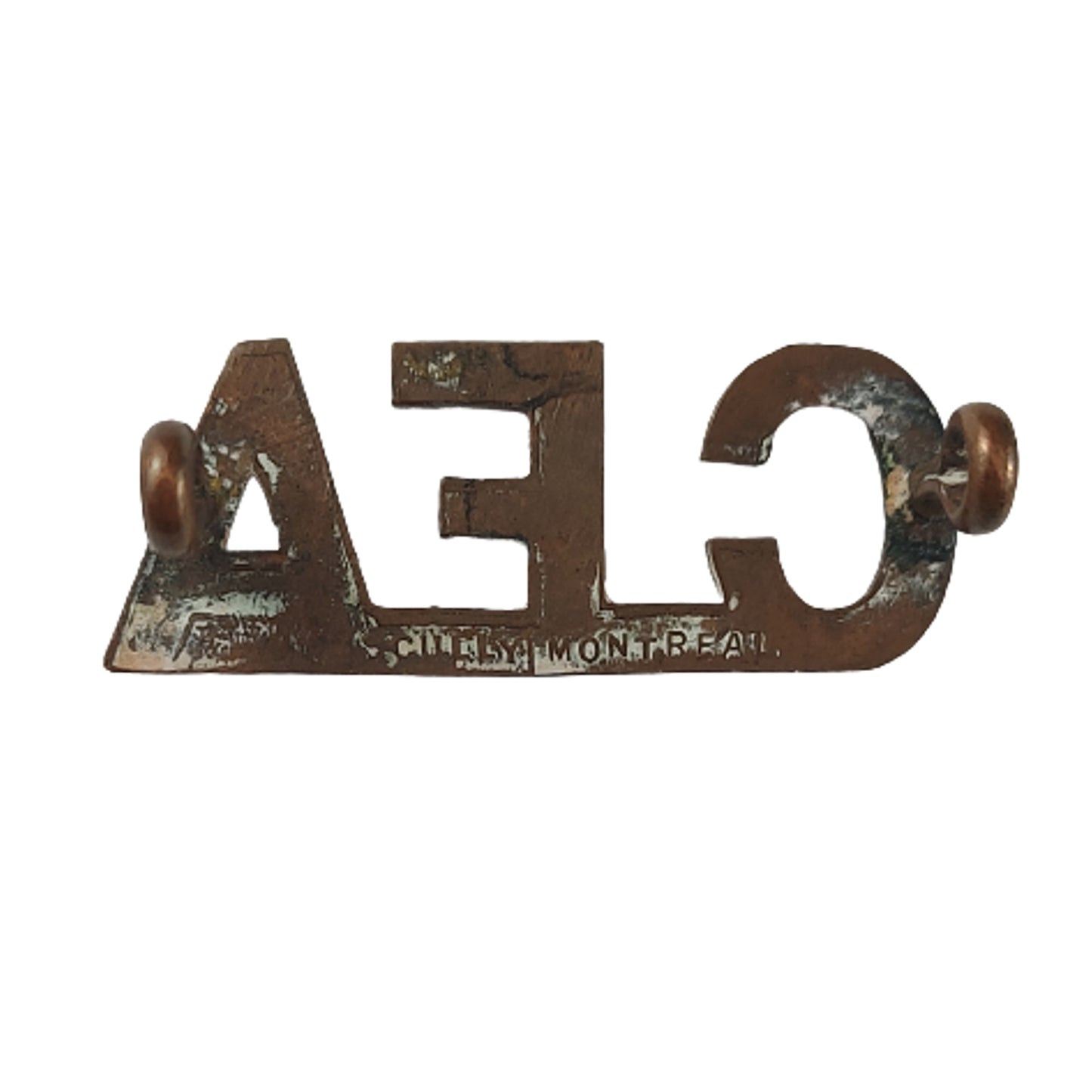 WW1 CEF Canadian Field Artillery Shoulder Title -Scully Montreal
