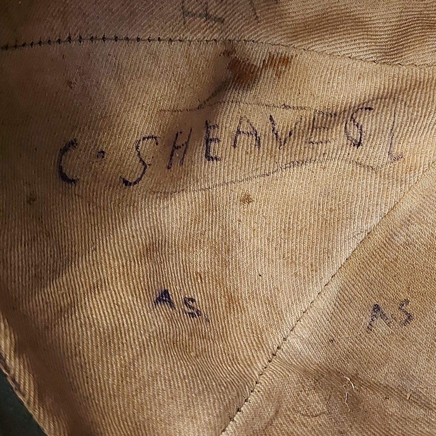 WW1 Canadian Named Siege Park Marked Pith Helmet