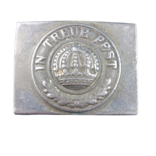 WW1 German Bavarian M1915 Belt Buckle -In Treue Fest