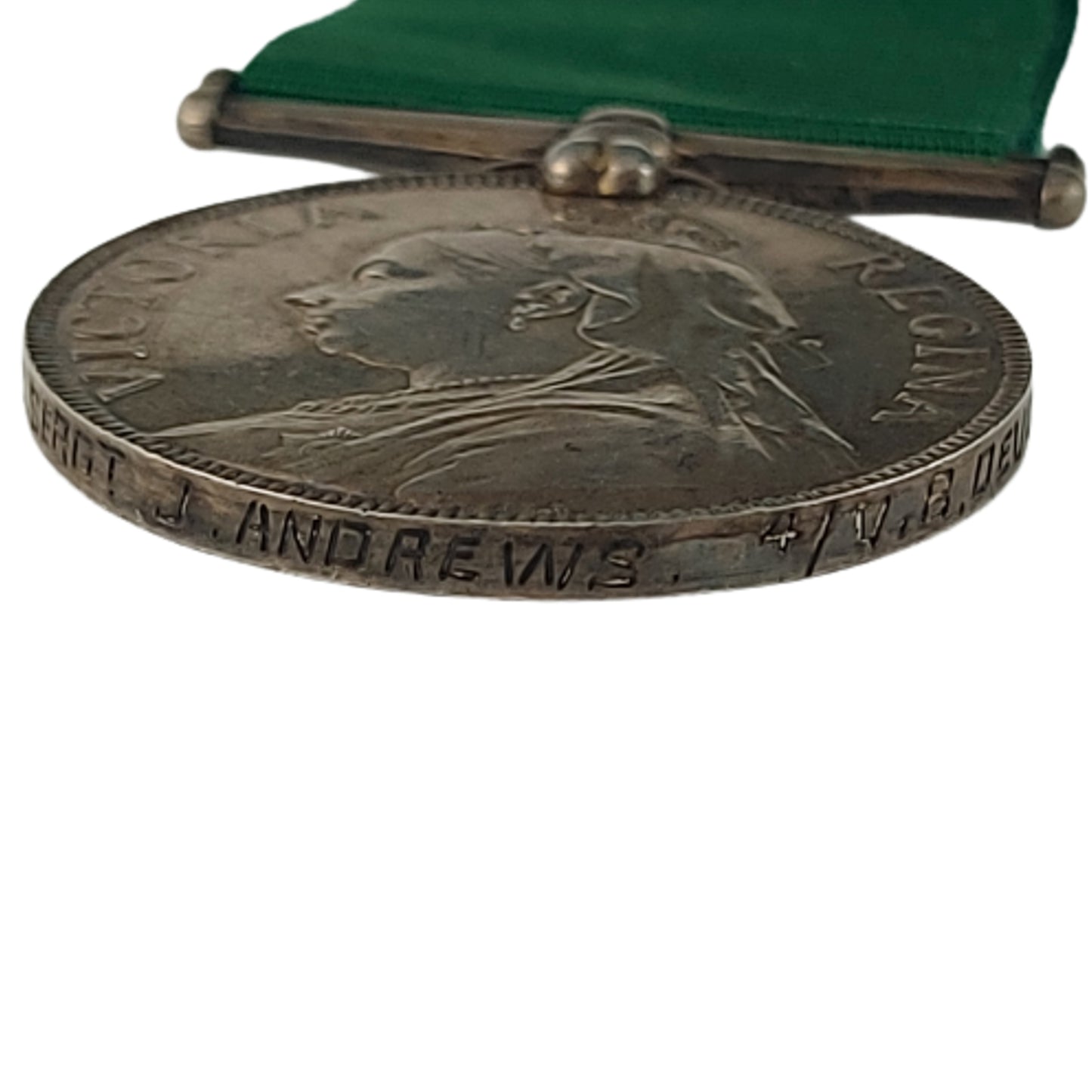 Pre-WW1 Victorian British Volunteer Forces Long Service Medal