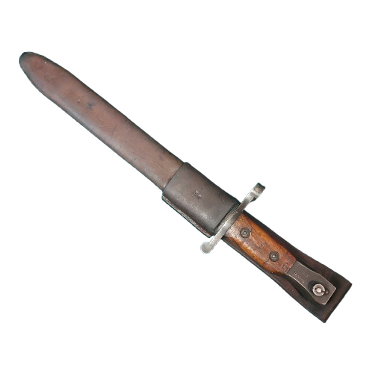 WW1 Canadian Mk.I Ross Rifle Bayonet In Scabbard