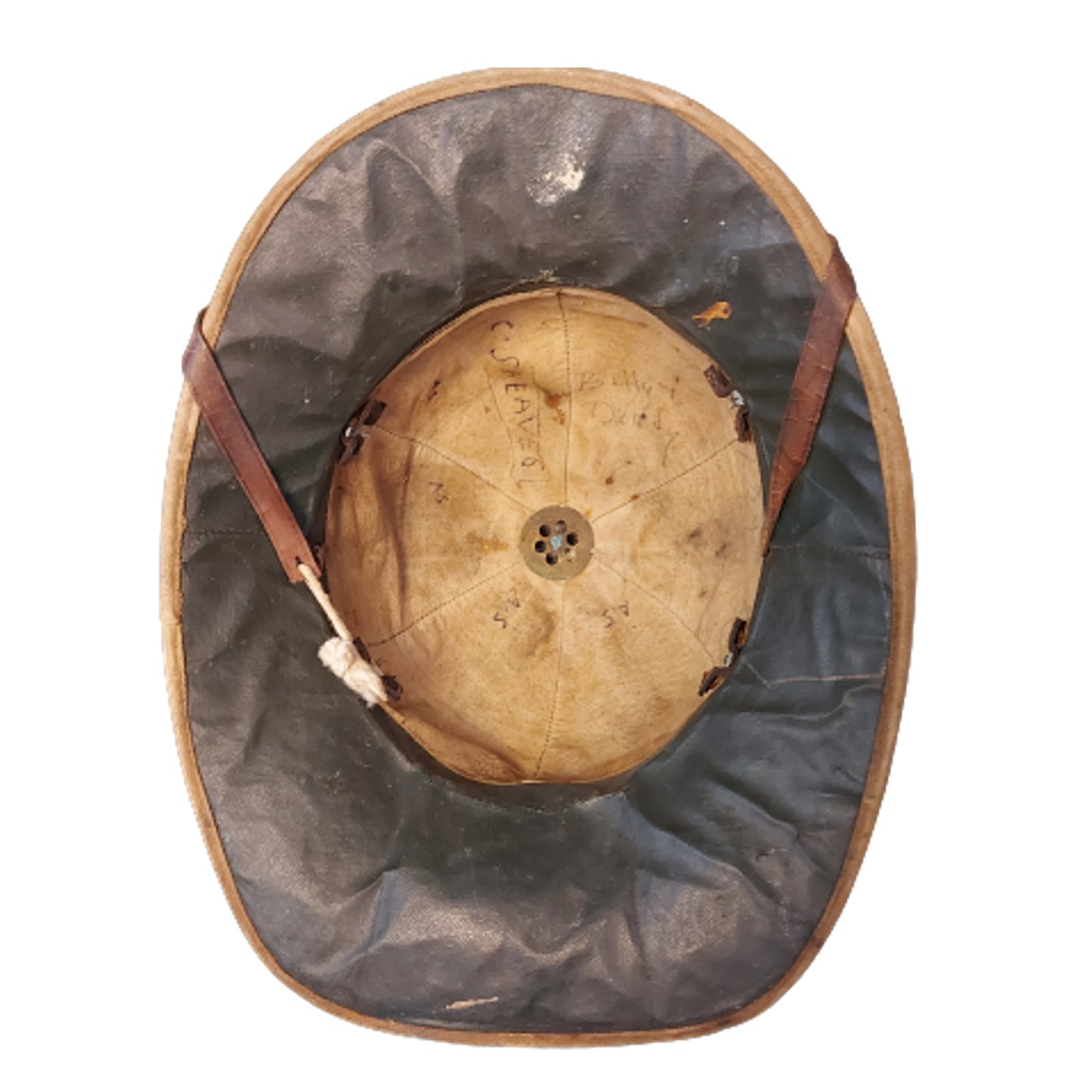 WW1 Canadian Named Siege Park Marked Pith Helmet