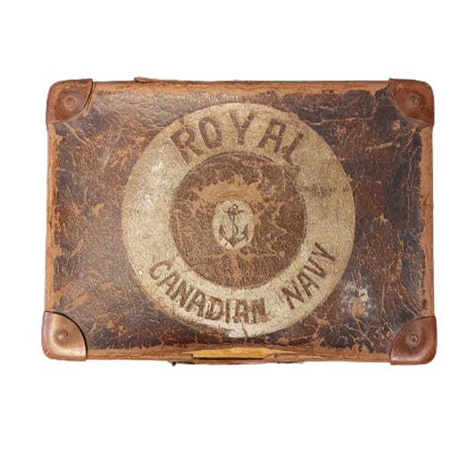 Named WW2 RCN Royal Canadian Navy Personals Case