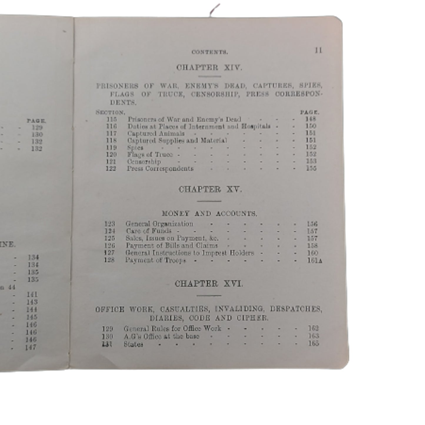 WW1 British Canadian Named Field Manual -Field Service Regulations Part II 1914
