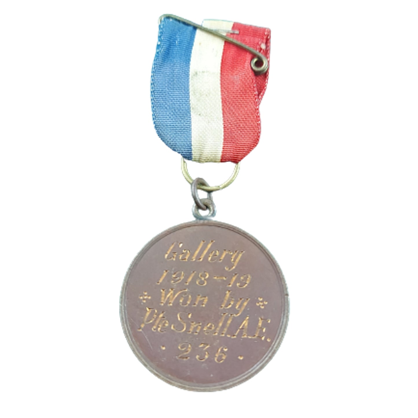 WW1 Canadian Named 103rd Calgary Rifles Association Rifle Competition Medal