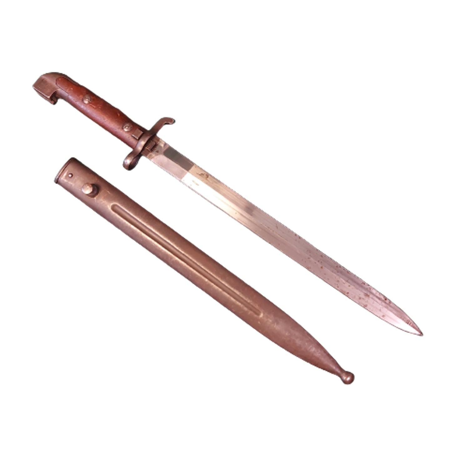 Swedish M1894 Naval Carbine Bayonet And Scabbard