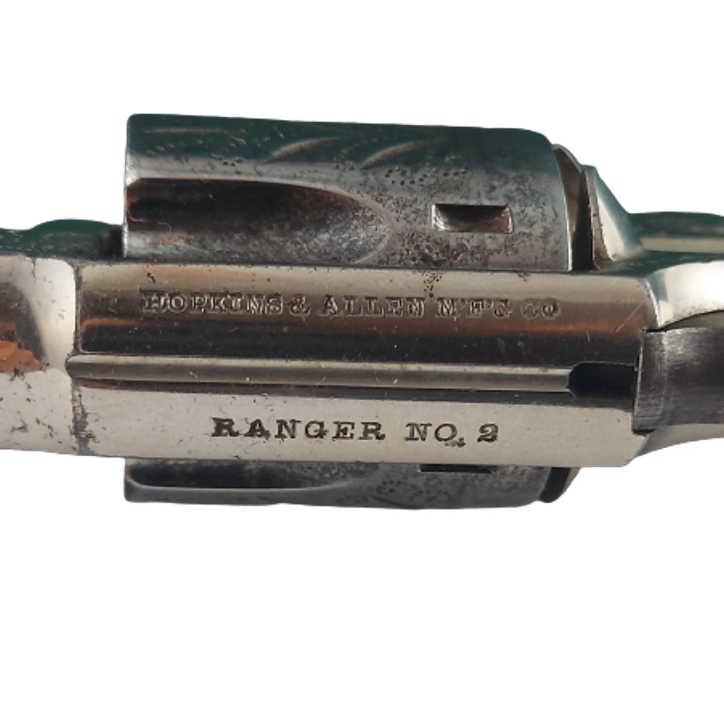 Antique Factory Engraved Hopkins And Allen Ranger No.2 Pocket Pistol