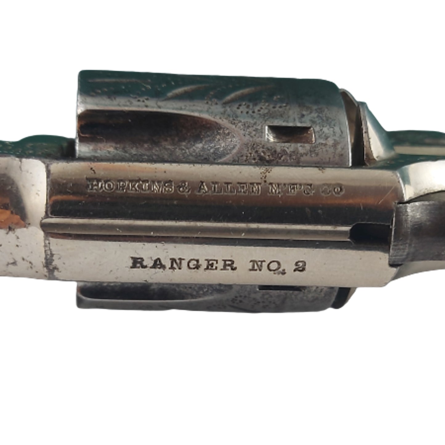 Pre-WW1 Antique Factory Engraved Hopkins And Allen Ranger No.2 Pocket Pistol