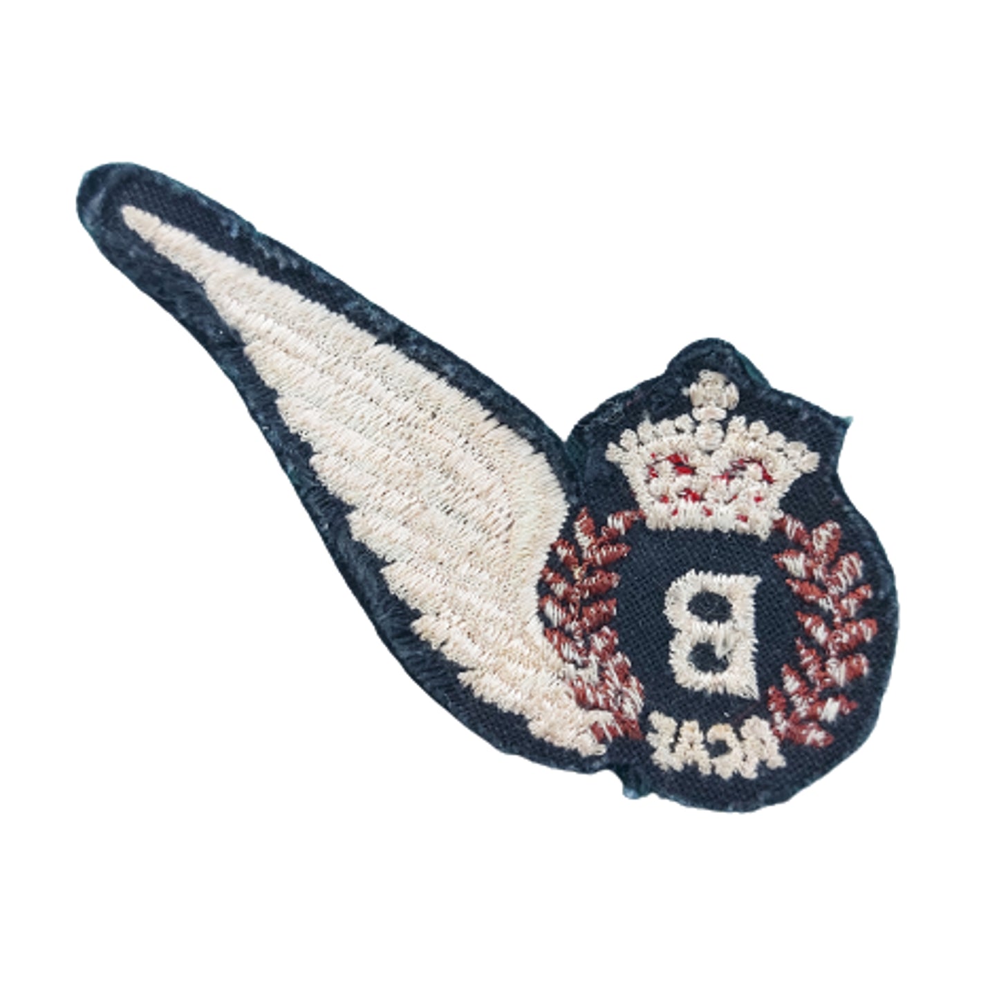 WW2 Canadian RCAF Bomber B Half Wing Brevet Insignia