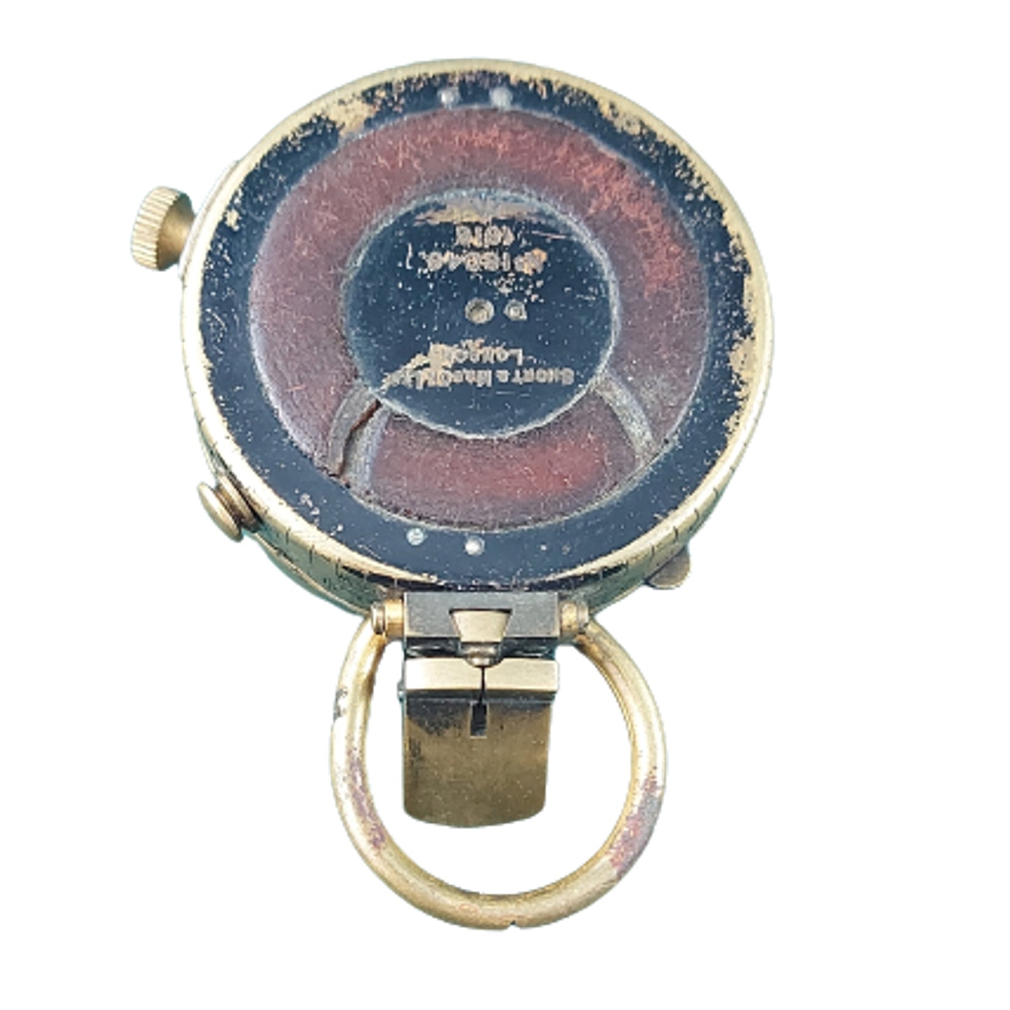 WW1 British Officer's Field Compass In Carrier With Service Number