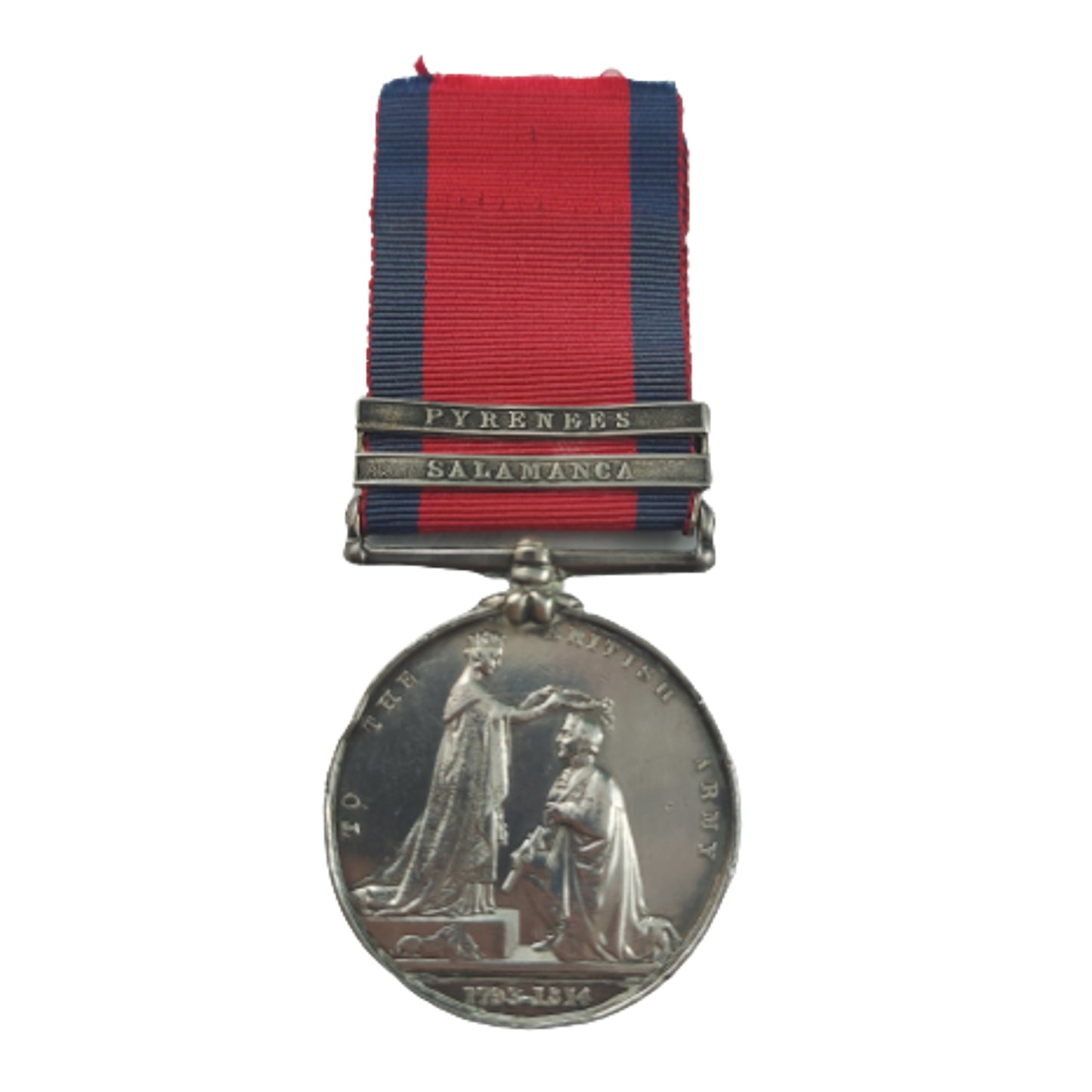 Pre-WW1 British Napoleonic Military General Service Medal With 2 Bars - 32nd Foot