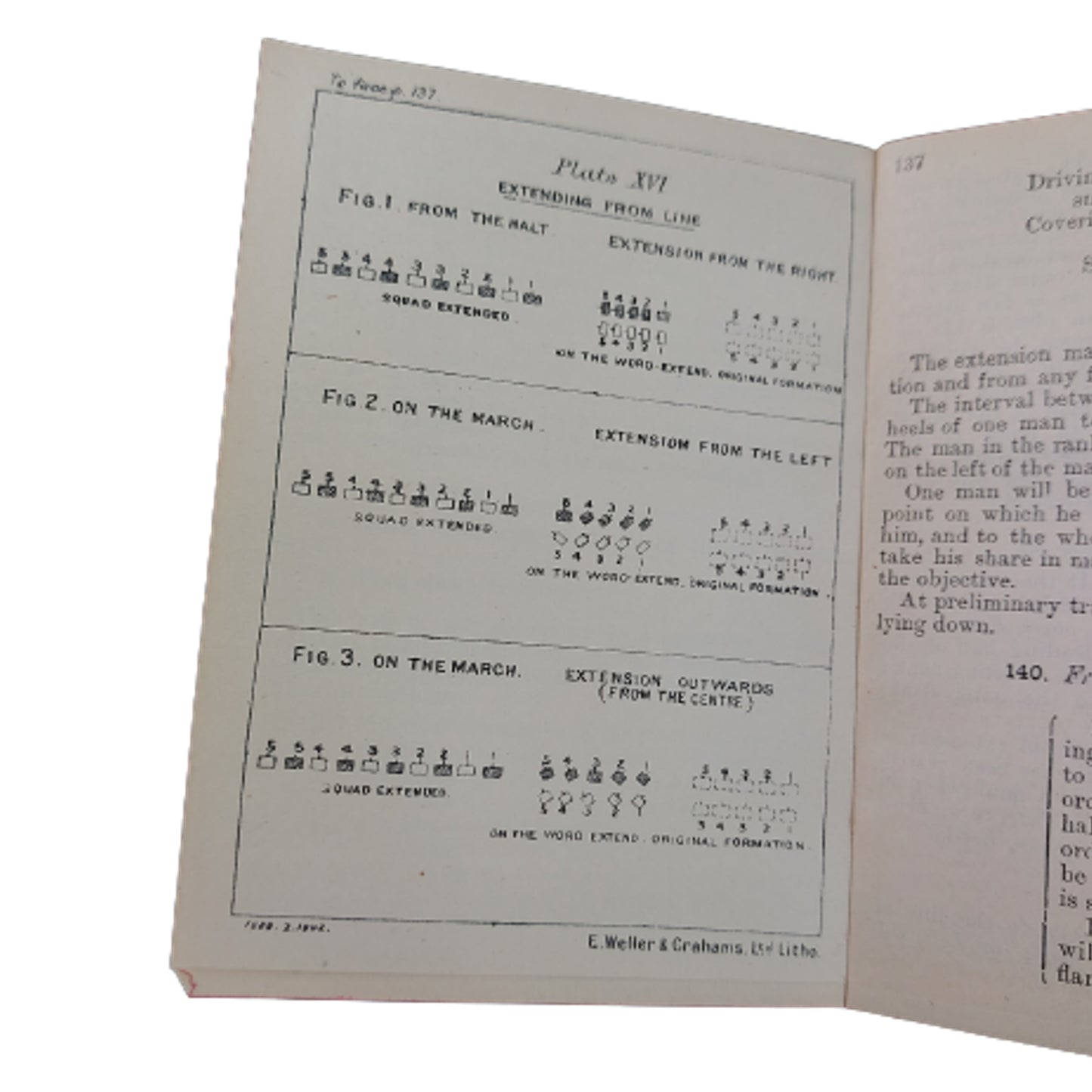Pre-WW1 British 1902 Infantry Training Manual -Highland Cadet Battalion Named
