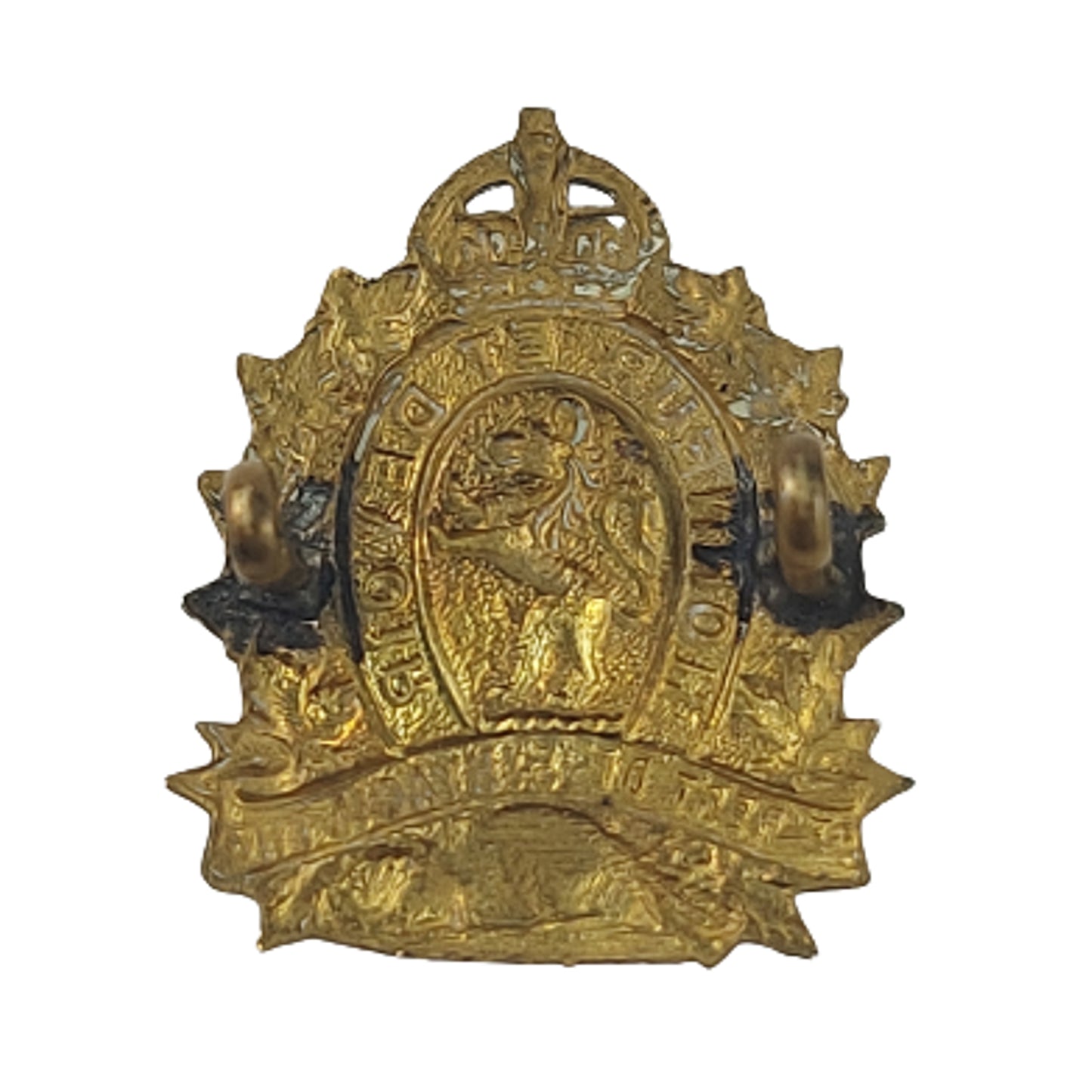 WW2 Canadian Regiment de Saint Hyacinthe Collar Badge