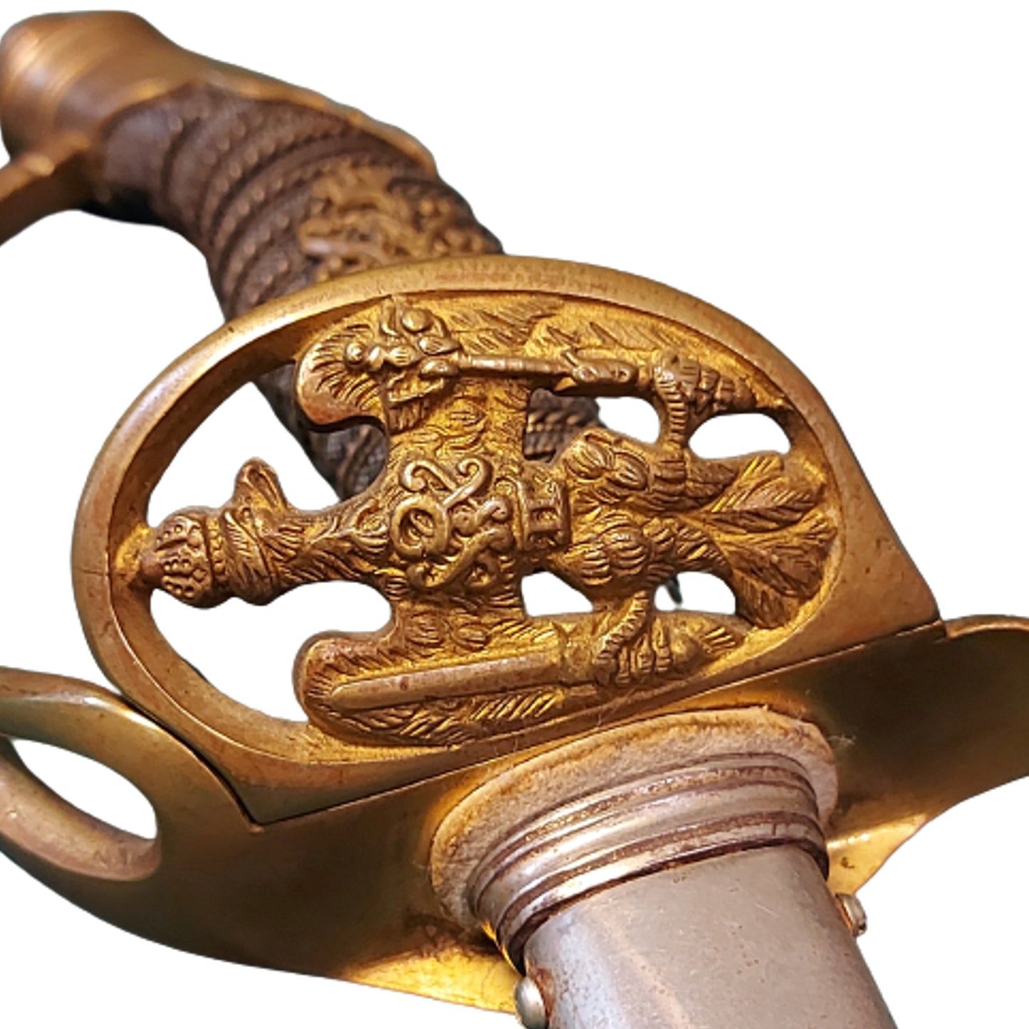 Pre-WW1 German Pattern M89 Prussian Infantry Sword In Scabbard