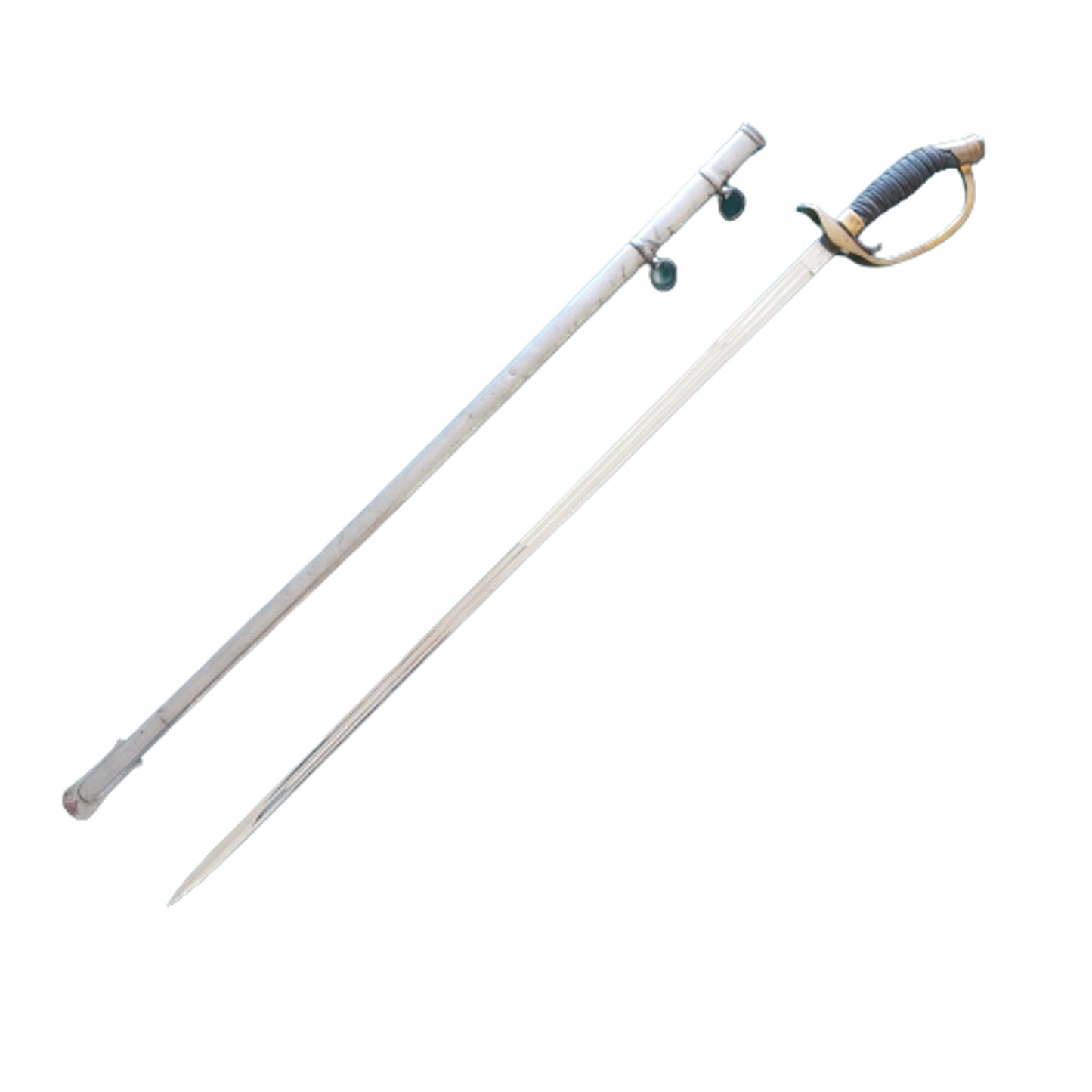 Pre-WW1 German Pattern M89 Prussian Infantry Sword In Scabbard