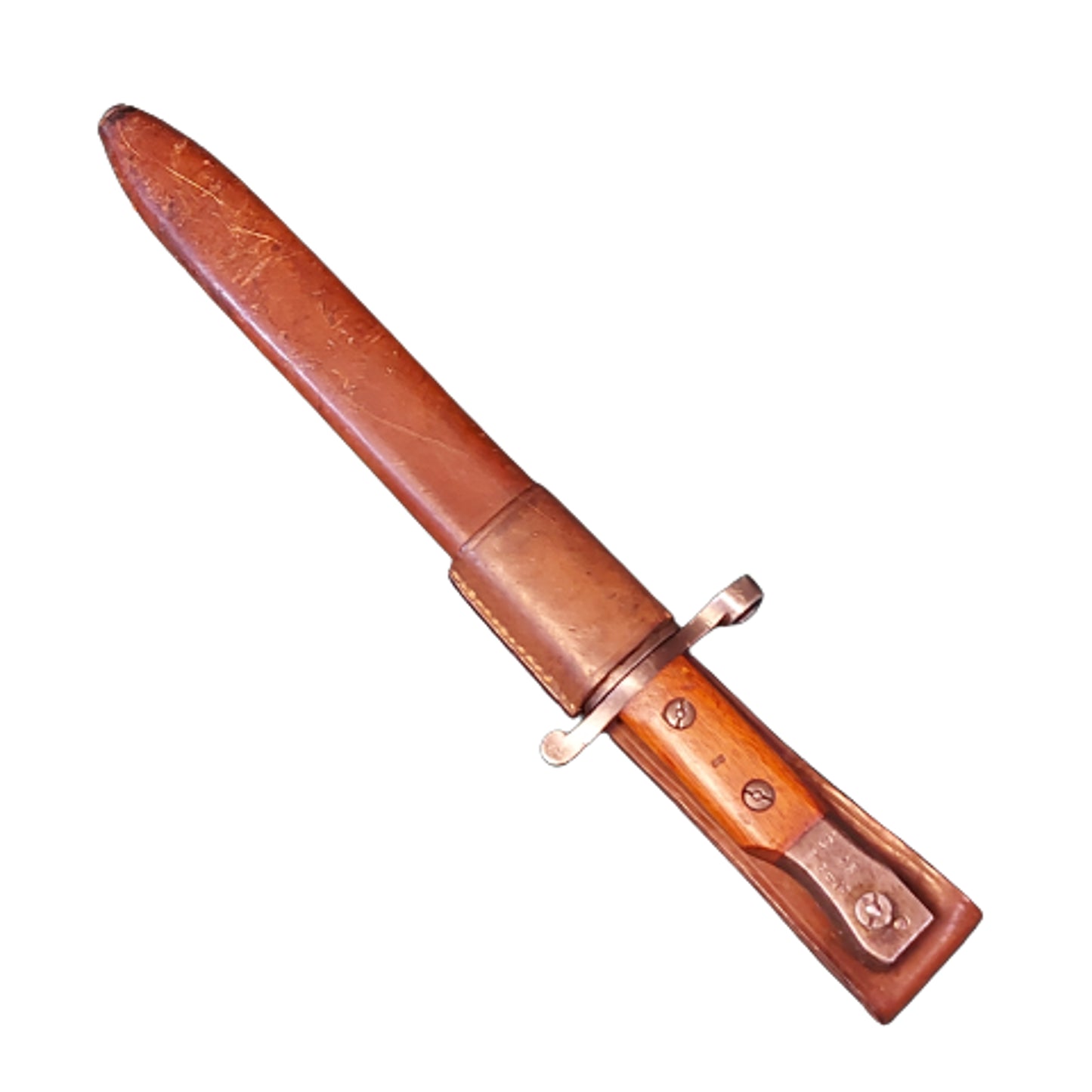 WW1 Canadian Pattern 1907 Regimentally Marked Ross Rifle Bayonet -95th Saskatchewan Rifles Regiment