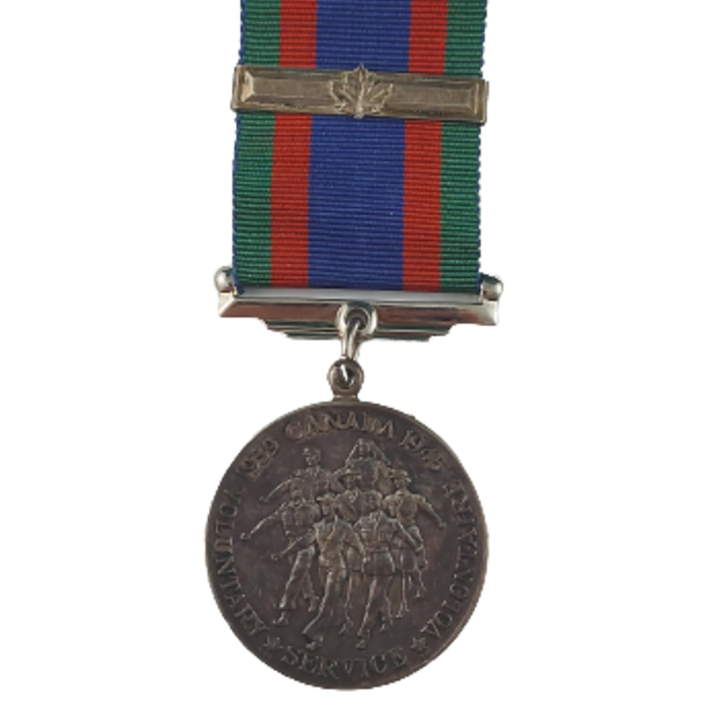WW2 CVSM Canadian Volunteer Service Medal With Overseas Bar