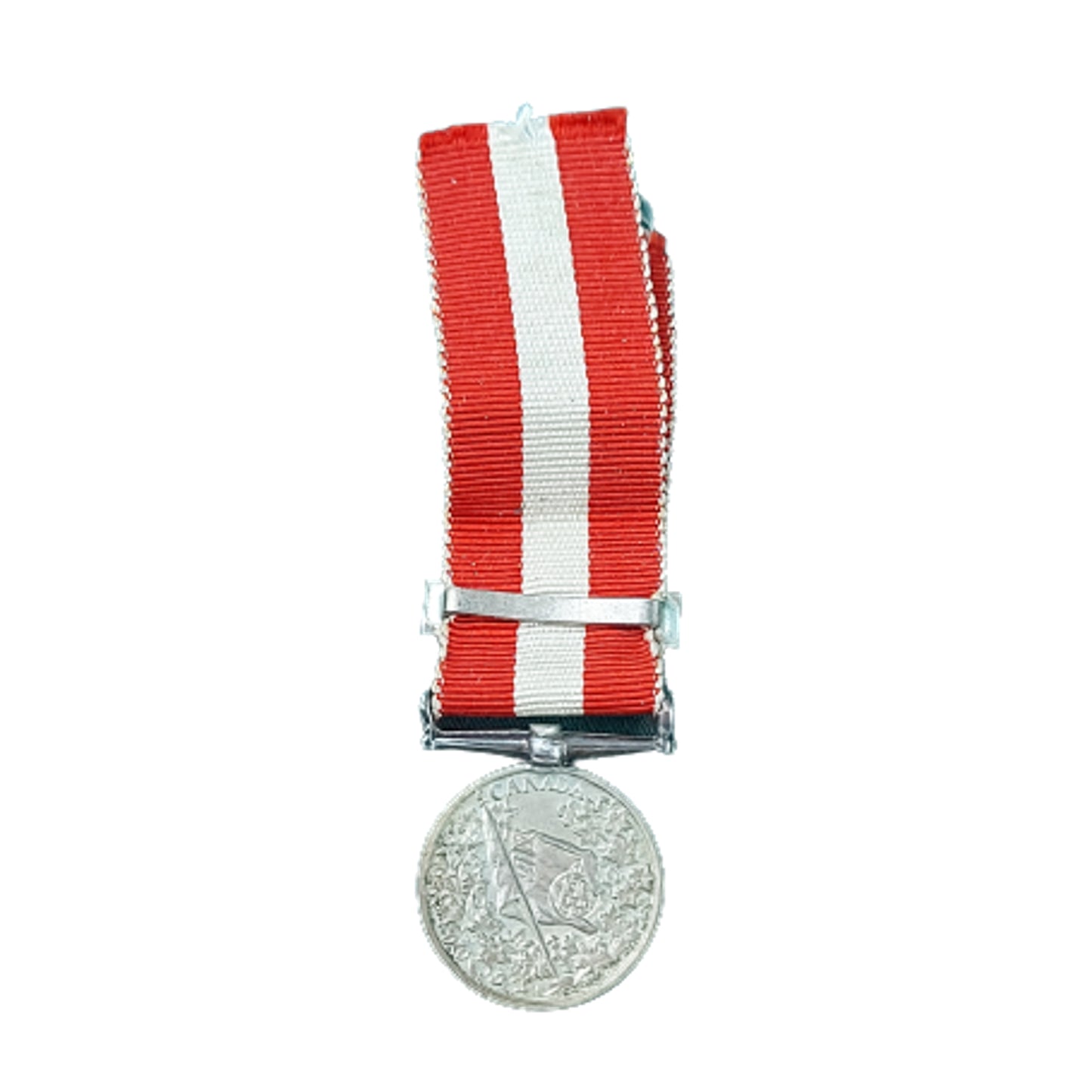 Pre-WW1 Canadian Miniature General Service Campaign Medal With Fenian Raid 1866 Bar