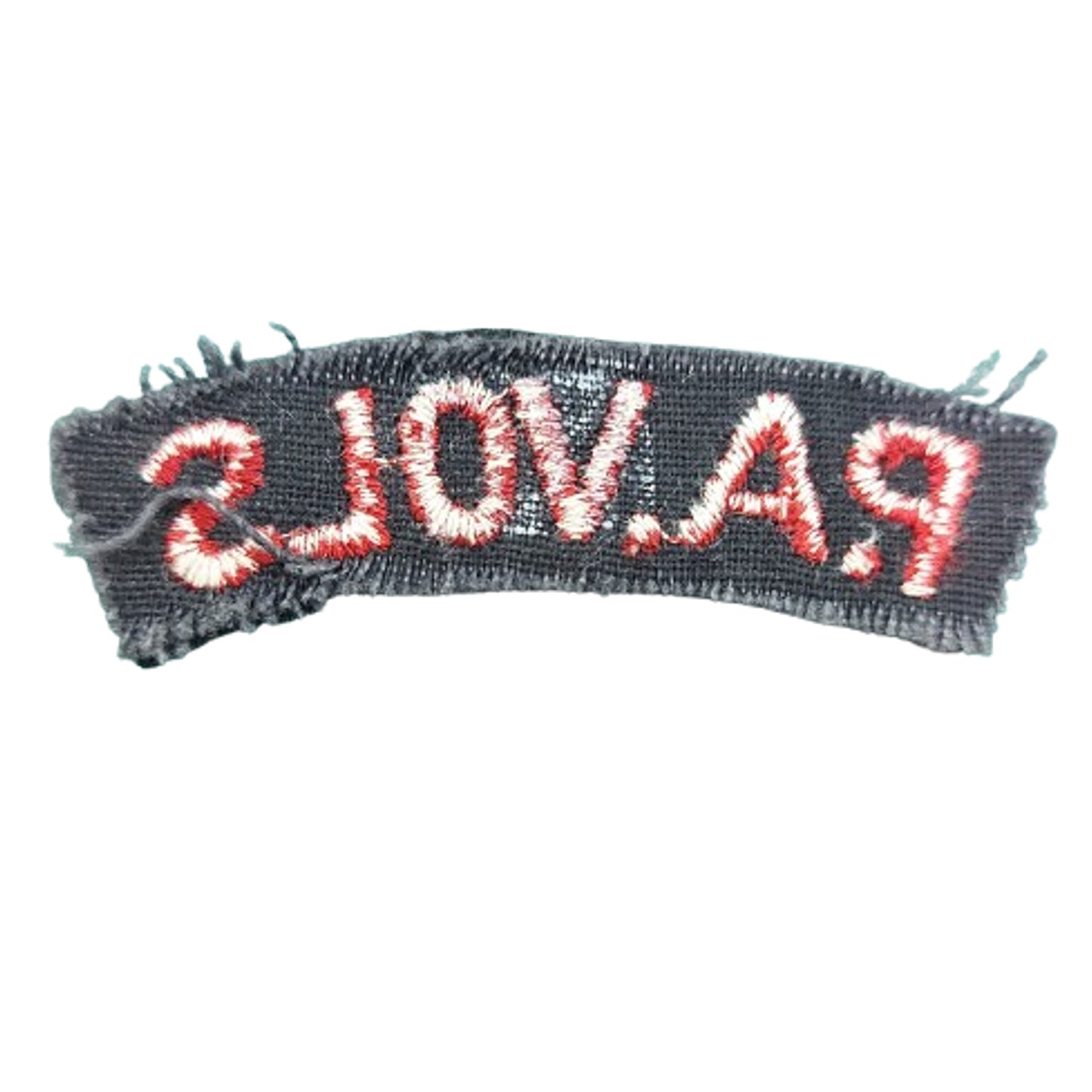WW2 Canadian P.A. Vols. Prince Albert Volunteers Cloth Shoulder Title