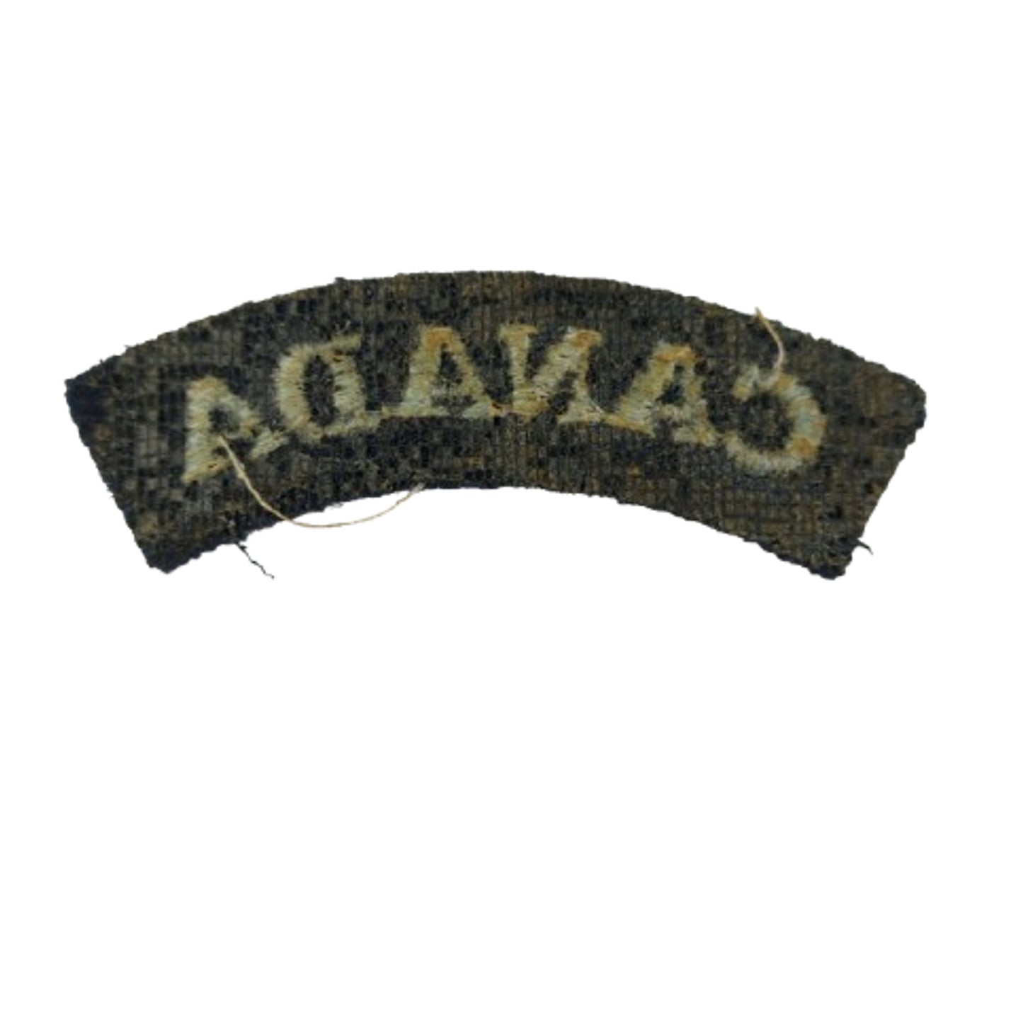 WW2 Canadian RCAF Royal Canadian Air Force CANADA Cloth Shoulder Title