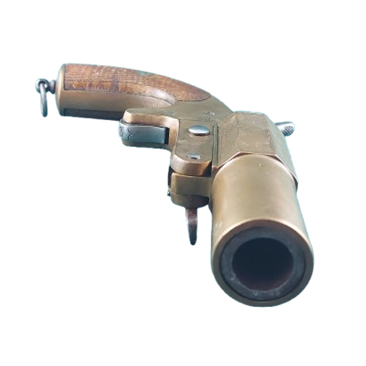 WW1 French Army Chouvet Model 1917 Brass Flare Pistol
