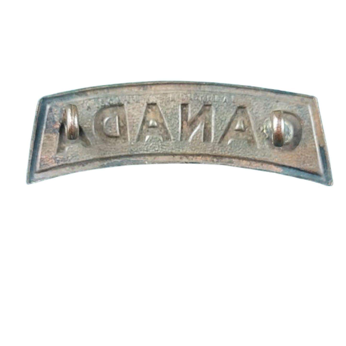 WW1 Canadian CANADA Metal Shoulder Title Scully Montreal