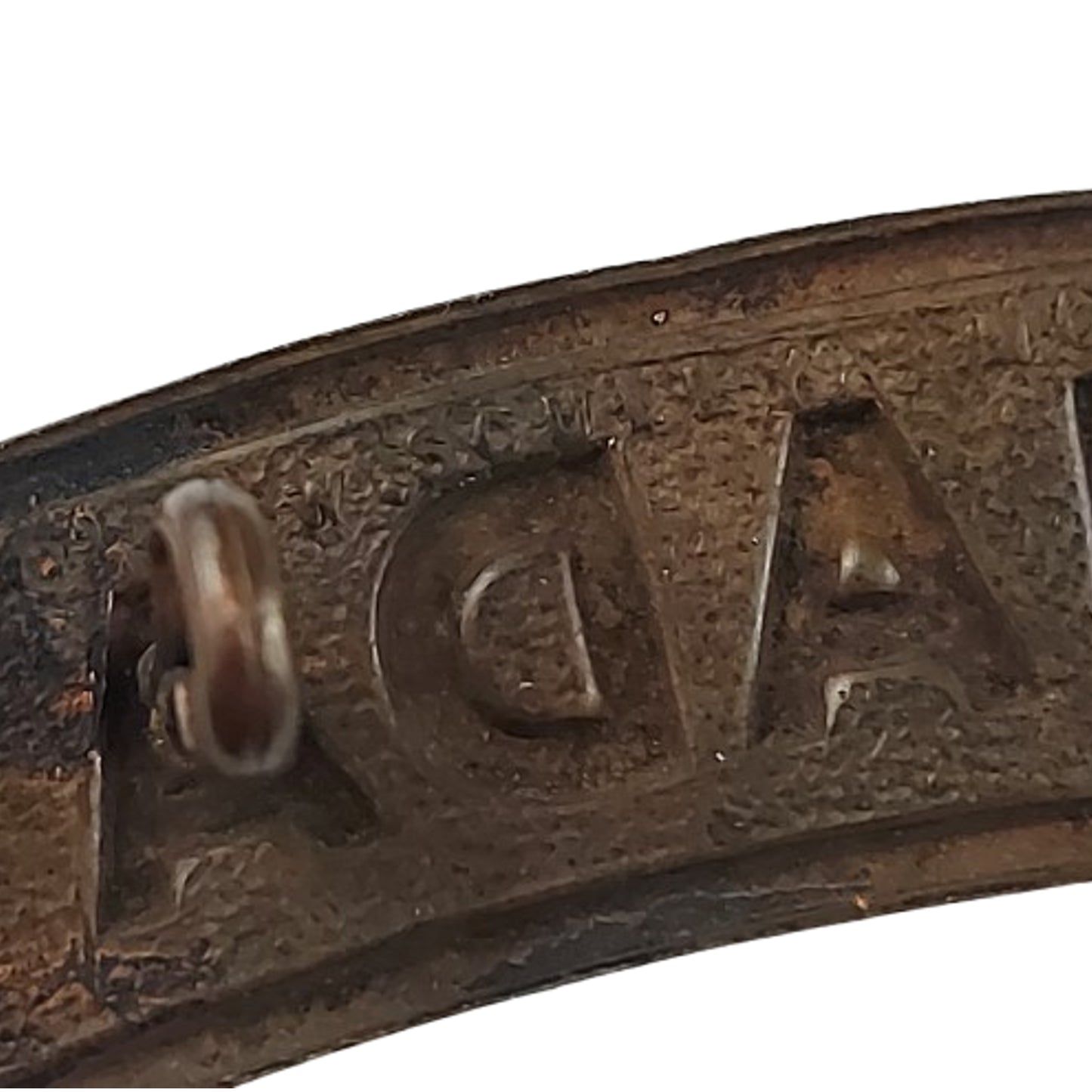 WW1 Canadian CANADA Metal Shoulder Title Scully Montreal