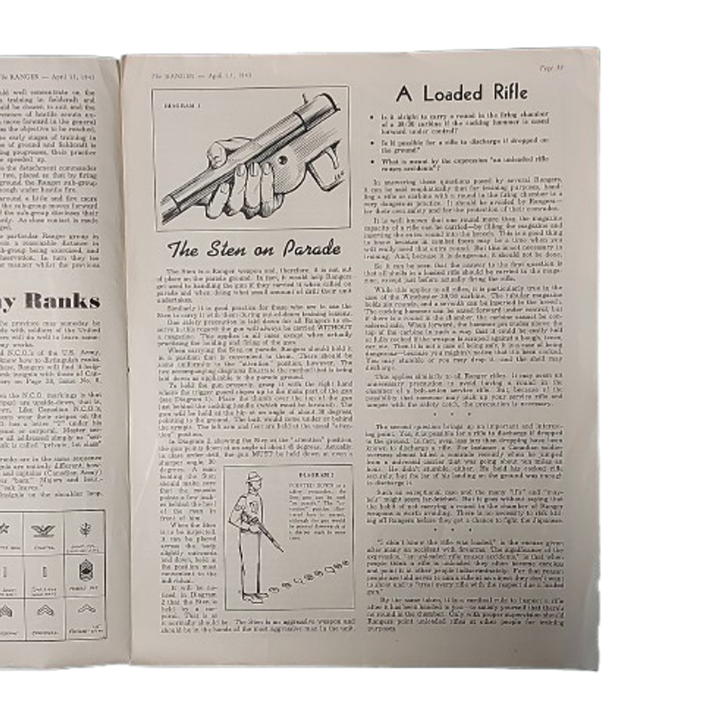 WW2 Canadian The Ranger PCMR Pacific Coast Mountain Rangers Publication April 15 1943