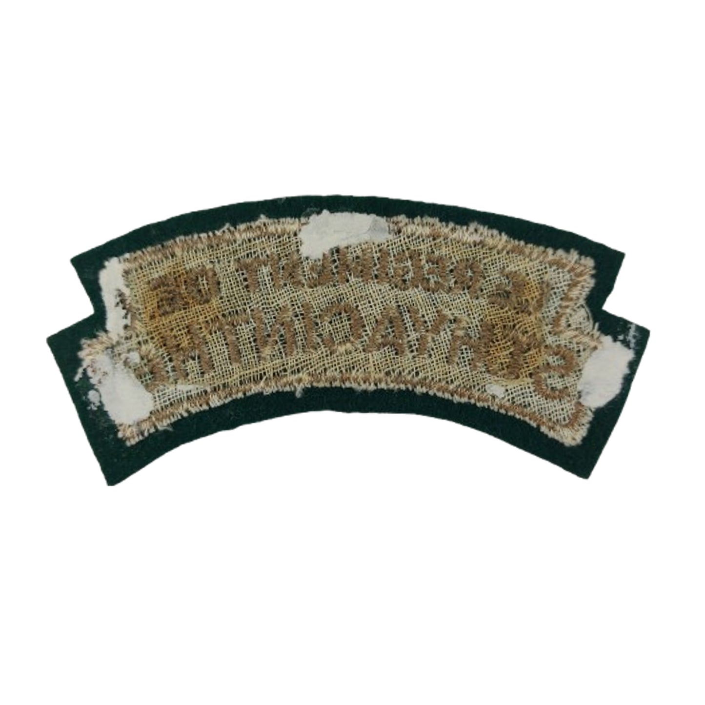 WW2 Canadian Le Regiment Se St. Hyacinthe Cloth Shoulder Title