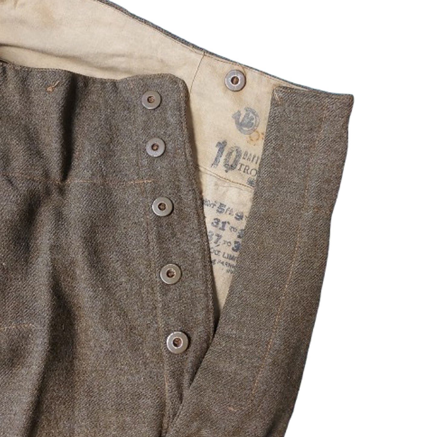 WW2 Canadian Straight Leg Battle Dress Trousers 1944