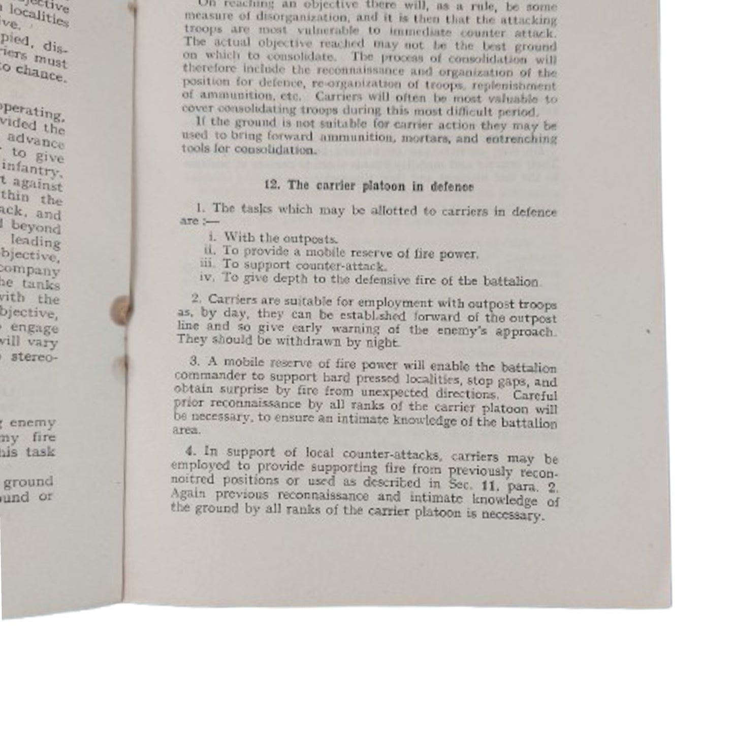 WW2 Canadian Training Manual The Infantry Rifle Battalion