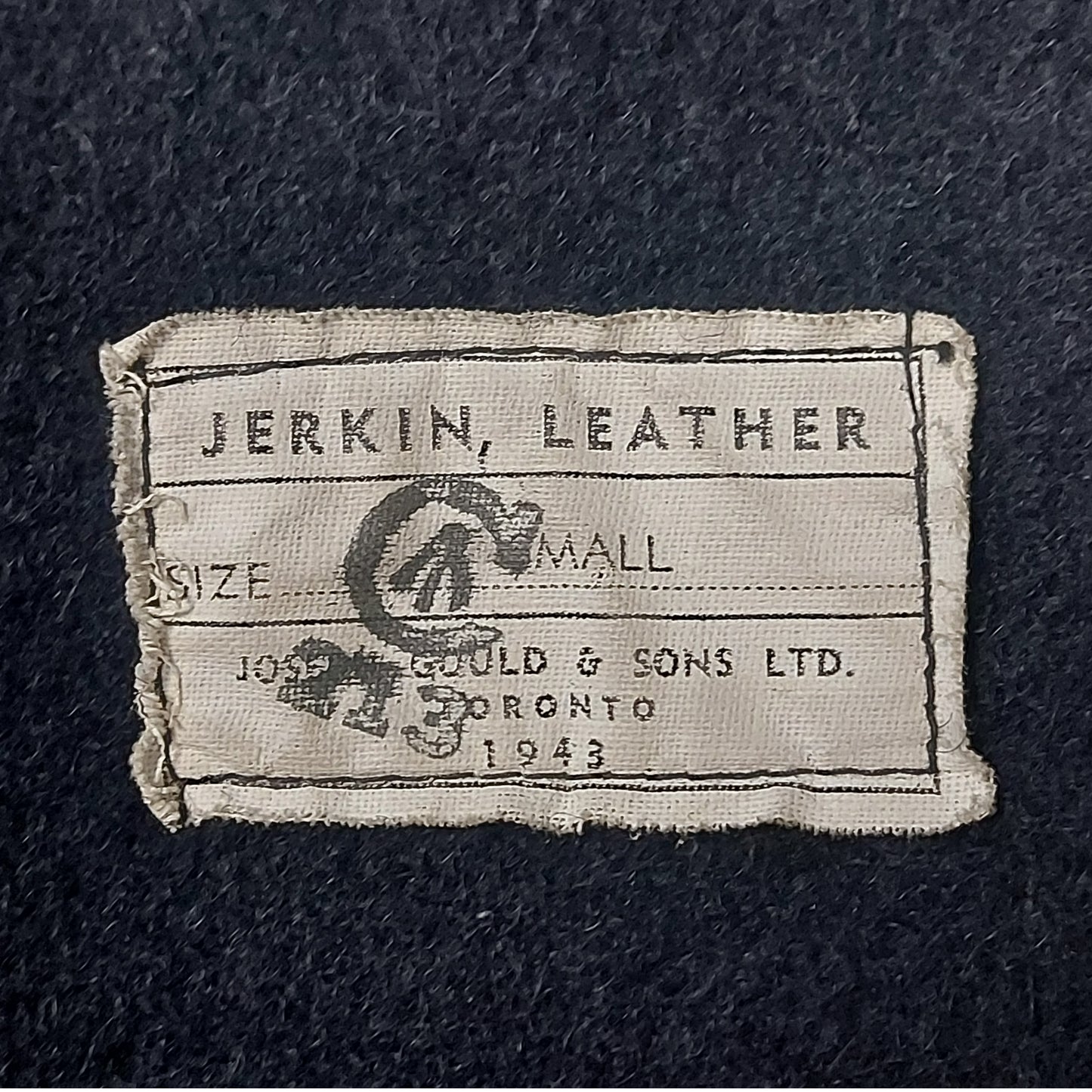 WW2 Canadian Leather Battle Jerkin 1943