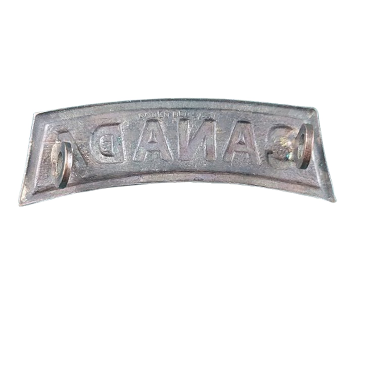 WW1 Canadian CANADA Metal Shoulder Title Roden Brothers 1916