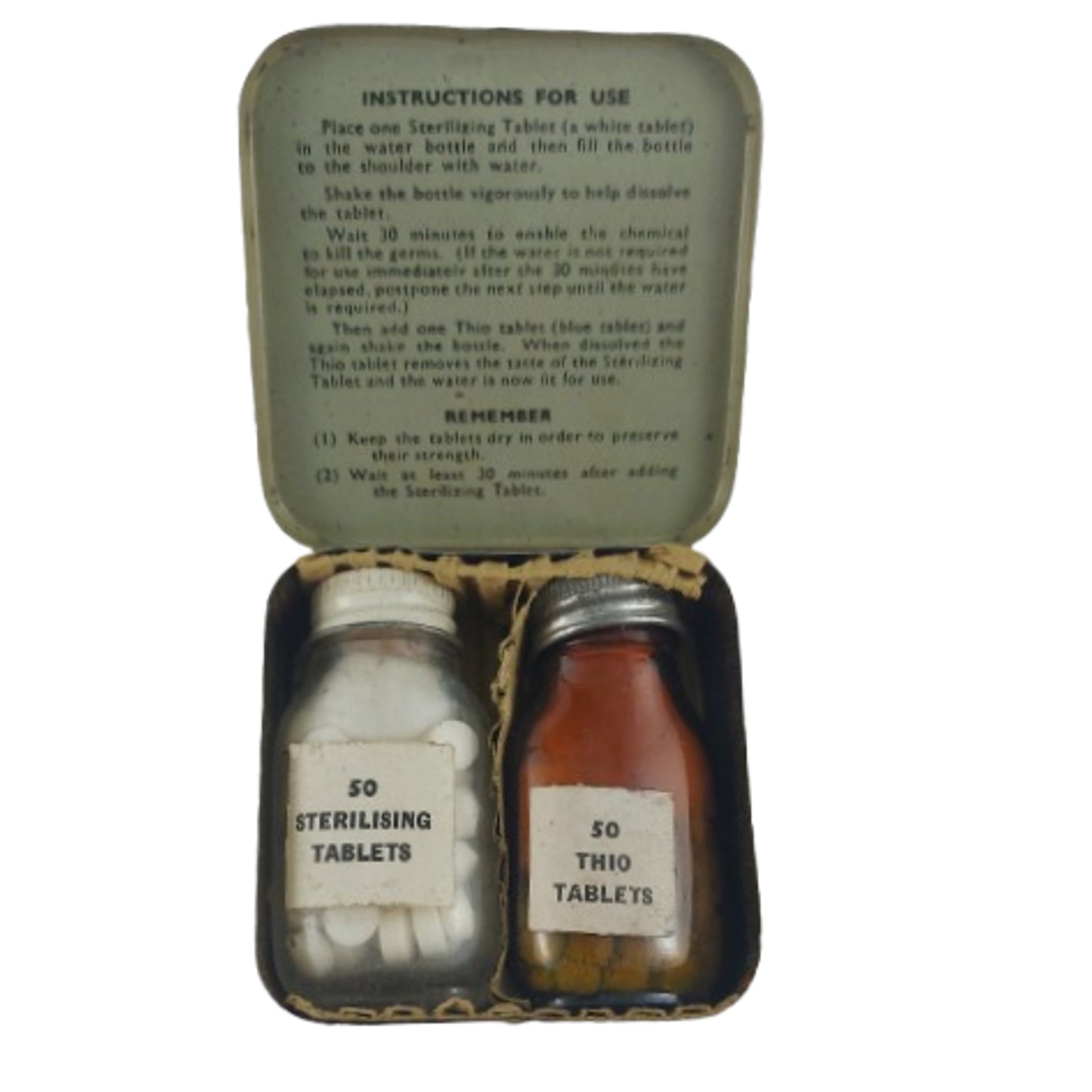 WW2 Canadian Water Sterilizing Outfit With Contents