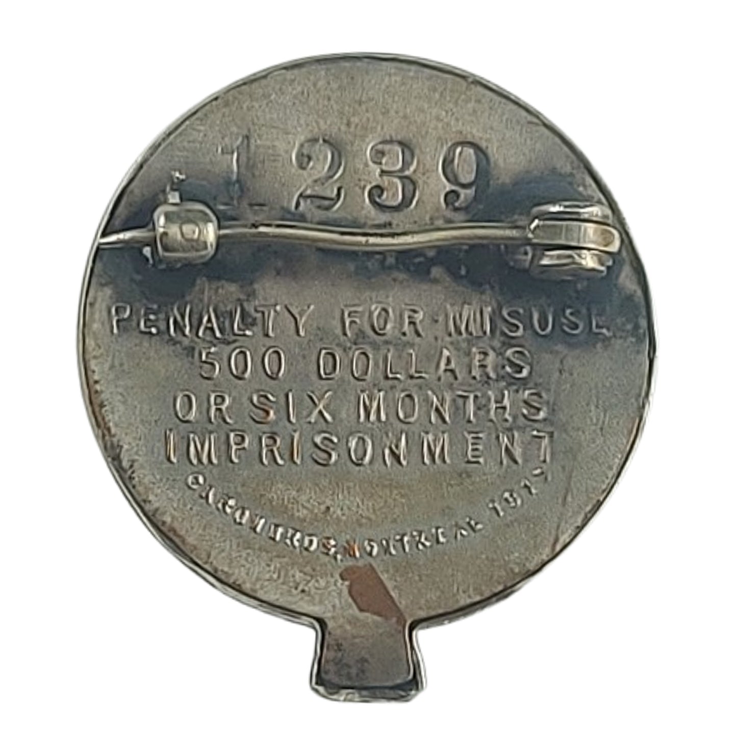 WW1 Canadian For Honourable Service Pin Caron Bros