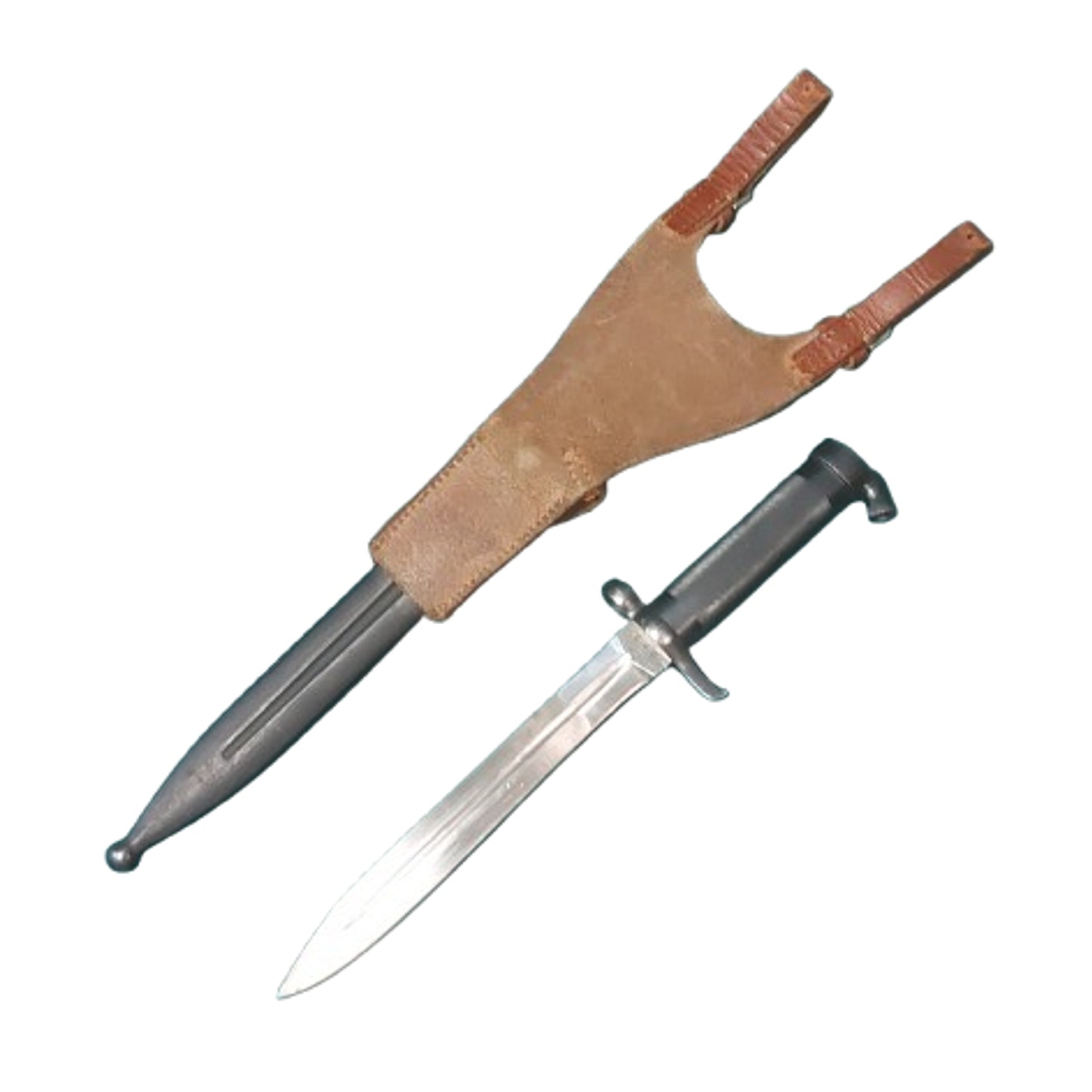 WW2 Swedish M96 / M38 Mauser - AG42B Service Rifle Bayonet With Scabbard And Frog
