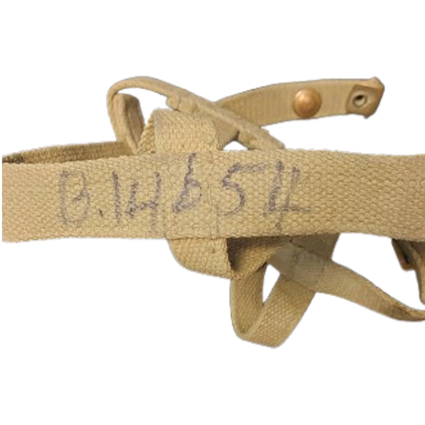 WW2 Canadian P37 Webbing Canteen Carrier with Service Number 1941