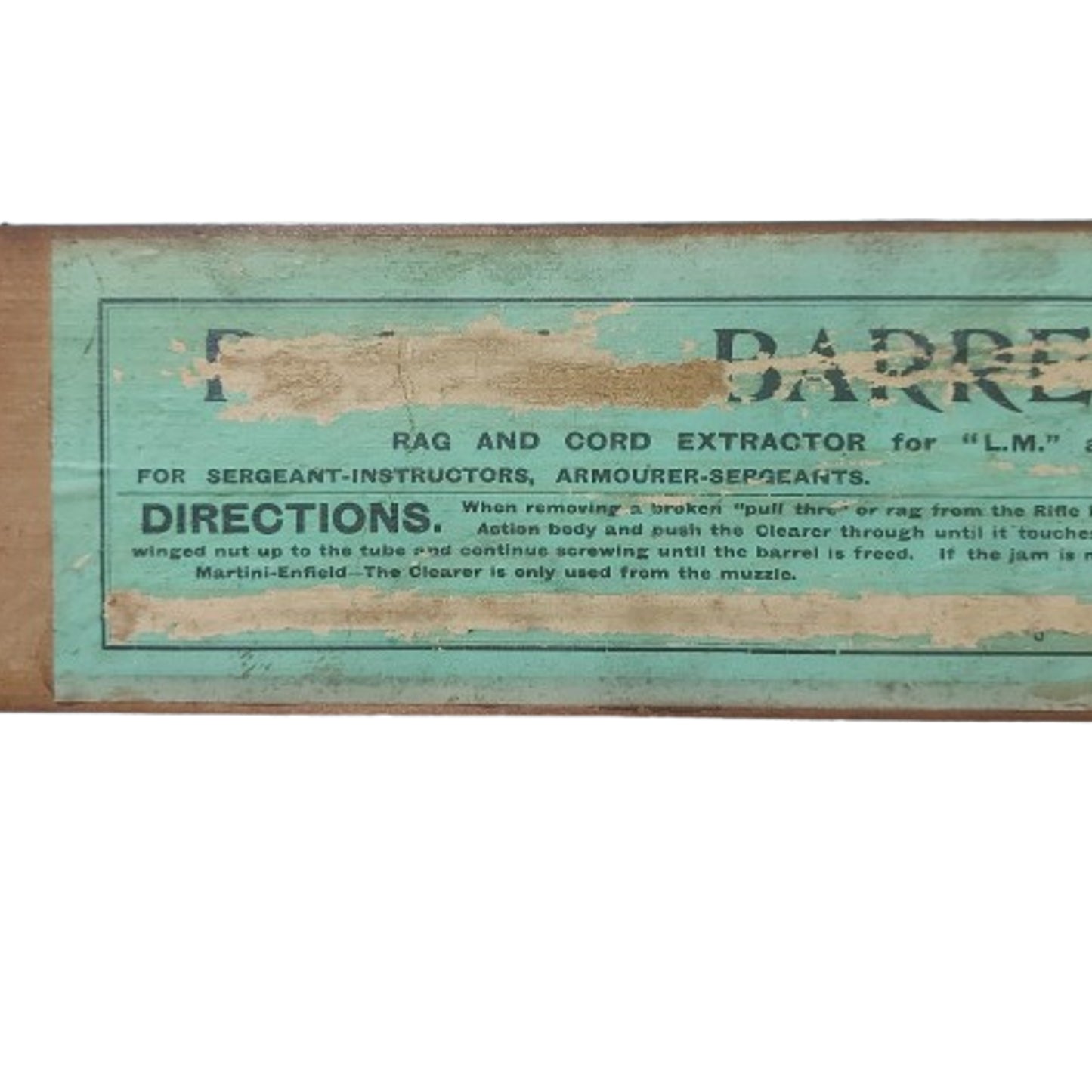 WW1 Canadian British Armourers Barrel Clearing Tool In Case