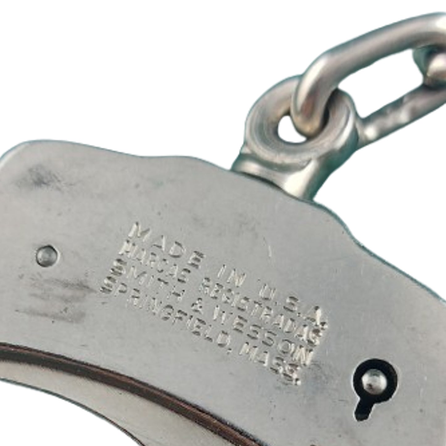 Post-WW2 Canadian RCMP Royal Canadian Mounted Police Marked Smith & Wesson Handcuffs
