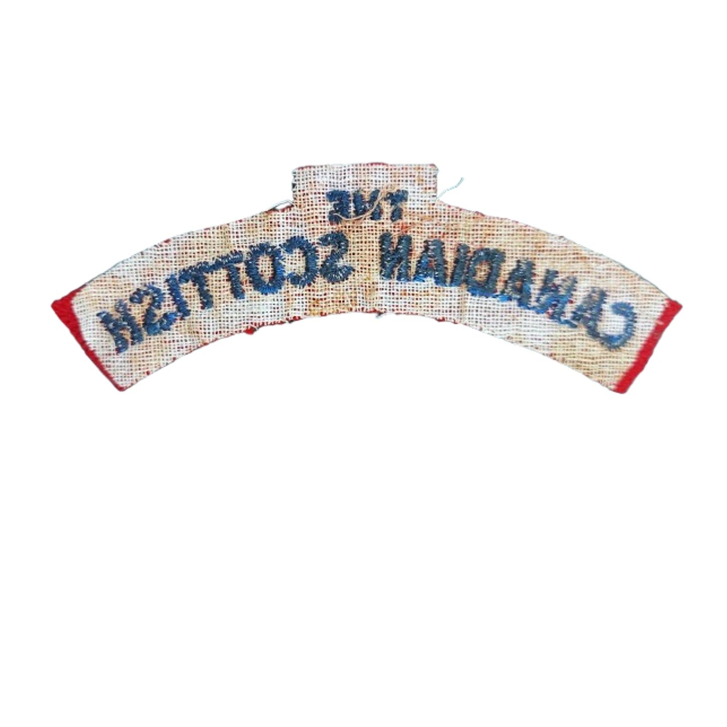 WW2 Canadian Scottish Cloth Shoulder Title