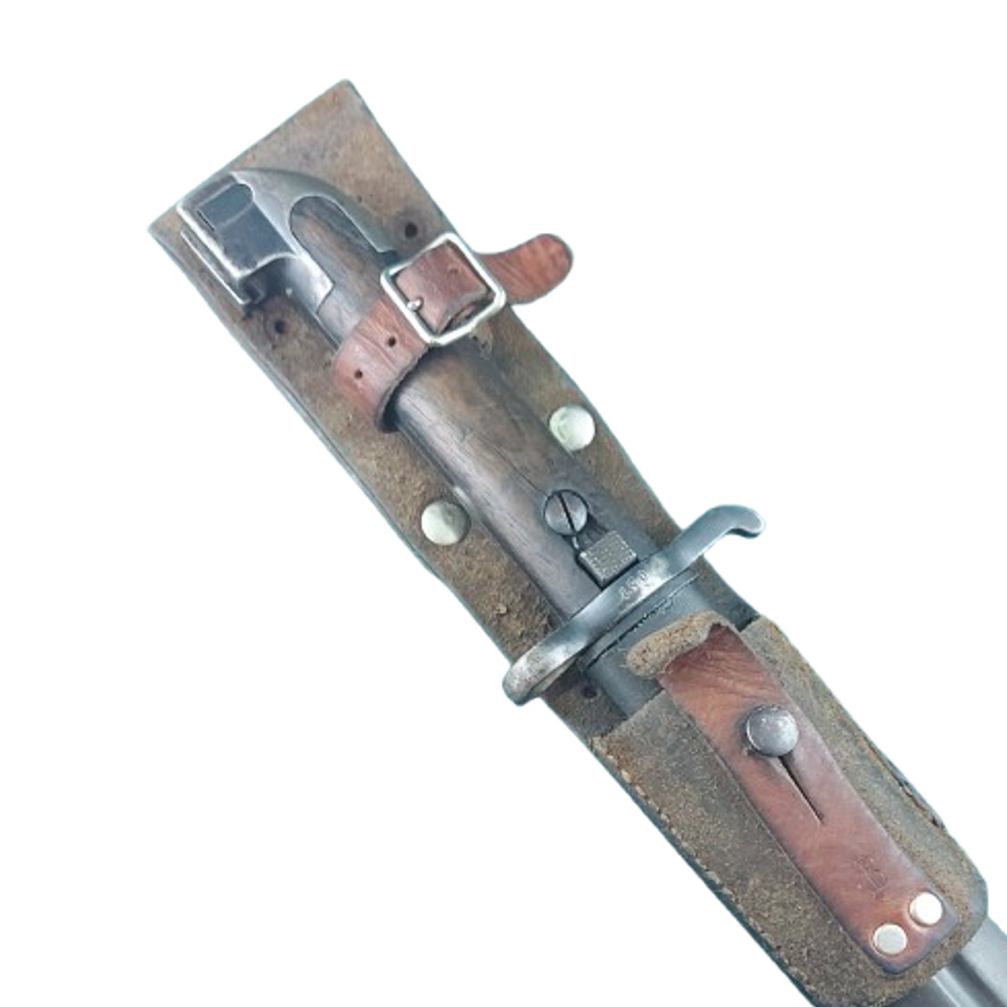 Regimentally Marked Swedish M1894 Carbine Bayonet And Scabbard