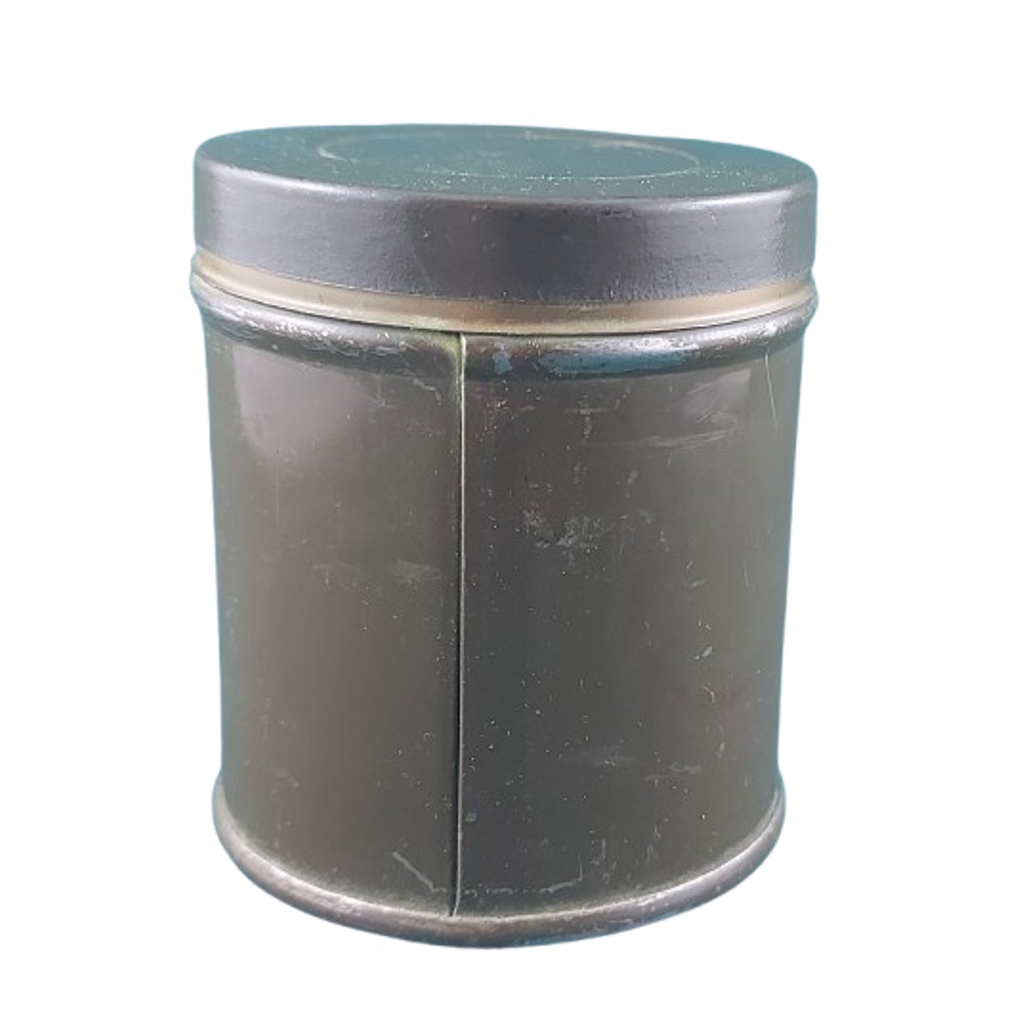 WW2 Canadian Haversack Respirator Cleanser Tin With Contents 1943