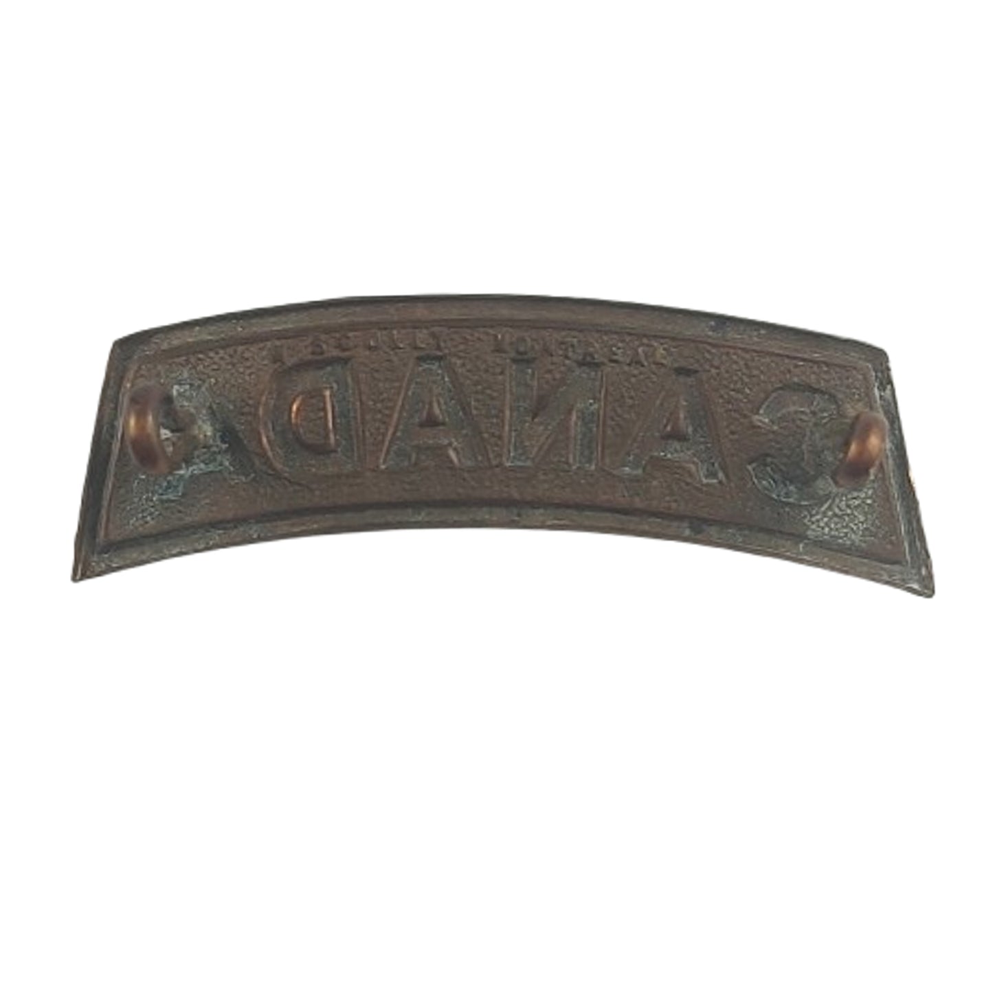 WW1 Canadian CEF CANADA Shoulder Title Scully Montreal