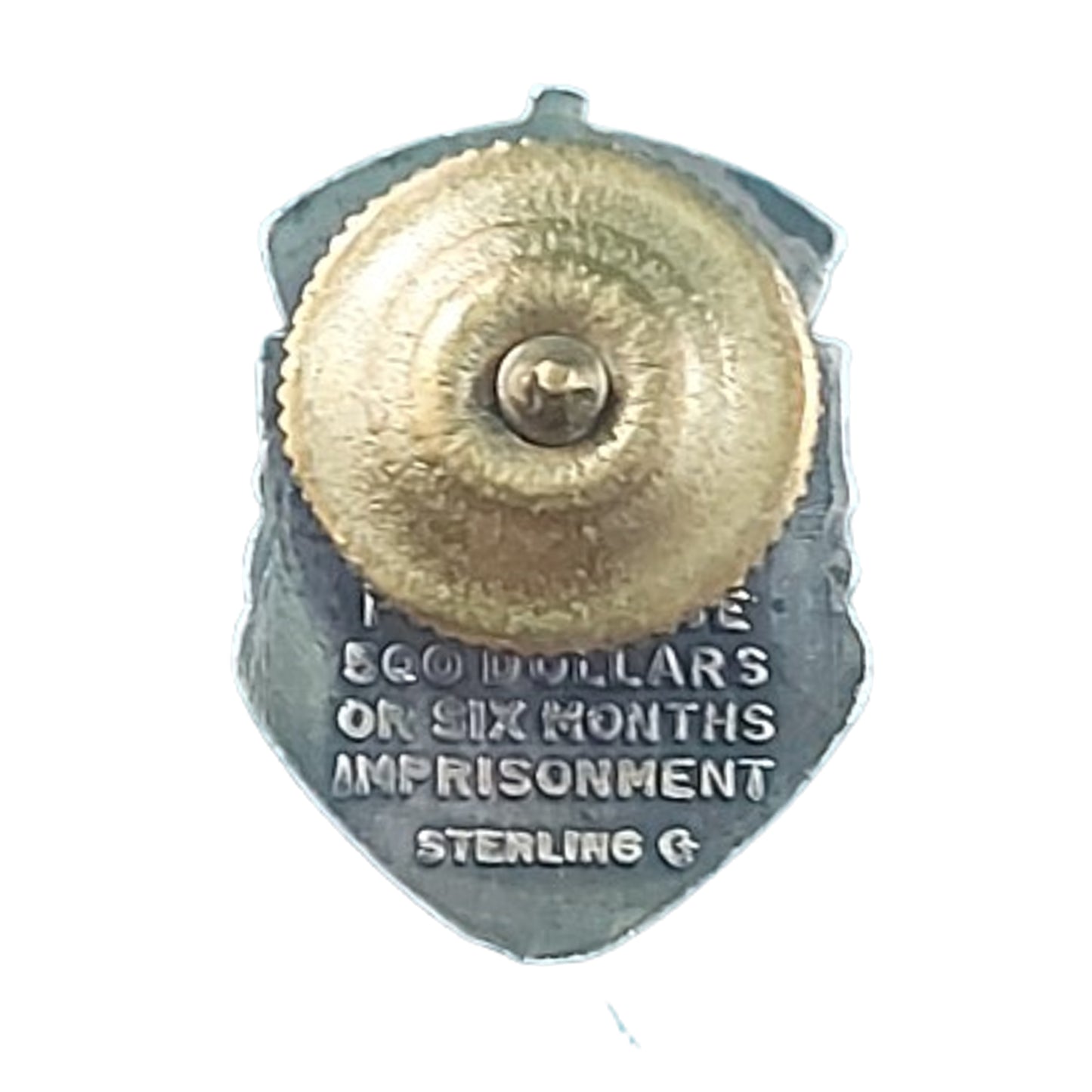 WW2 Canadian Numbered General Service Lapel Lapel Pin Sterling