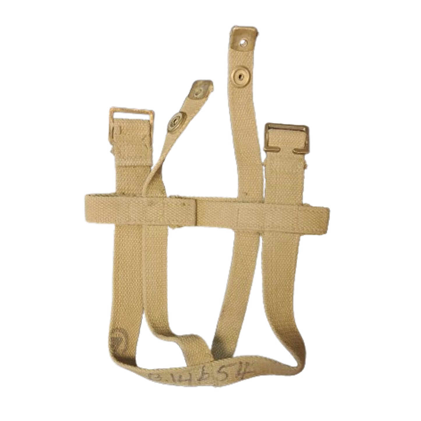 WW2 Canadian P37 Webbing Canteen Carrier with Service Number 1941