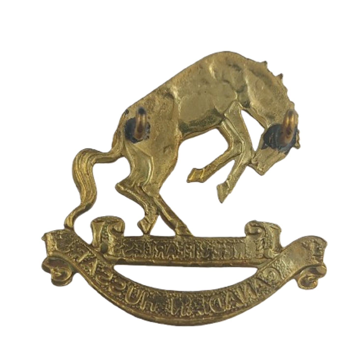 WW2 Canadian 14th Canadian Hussars Cap Badge