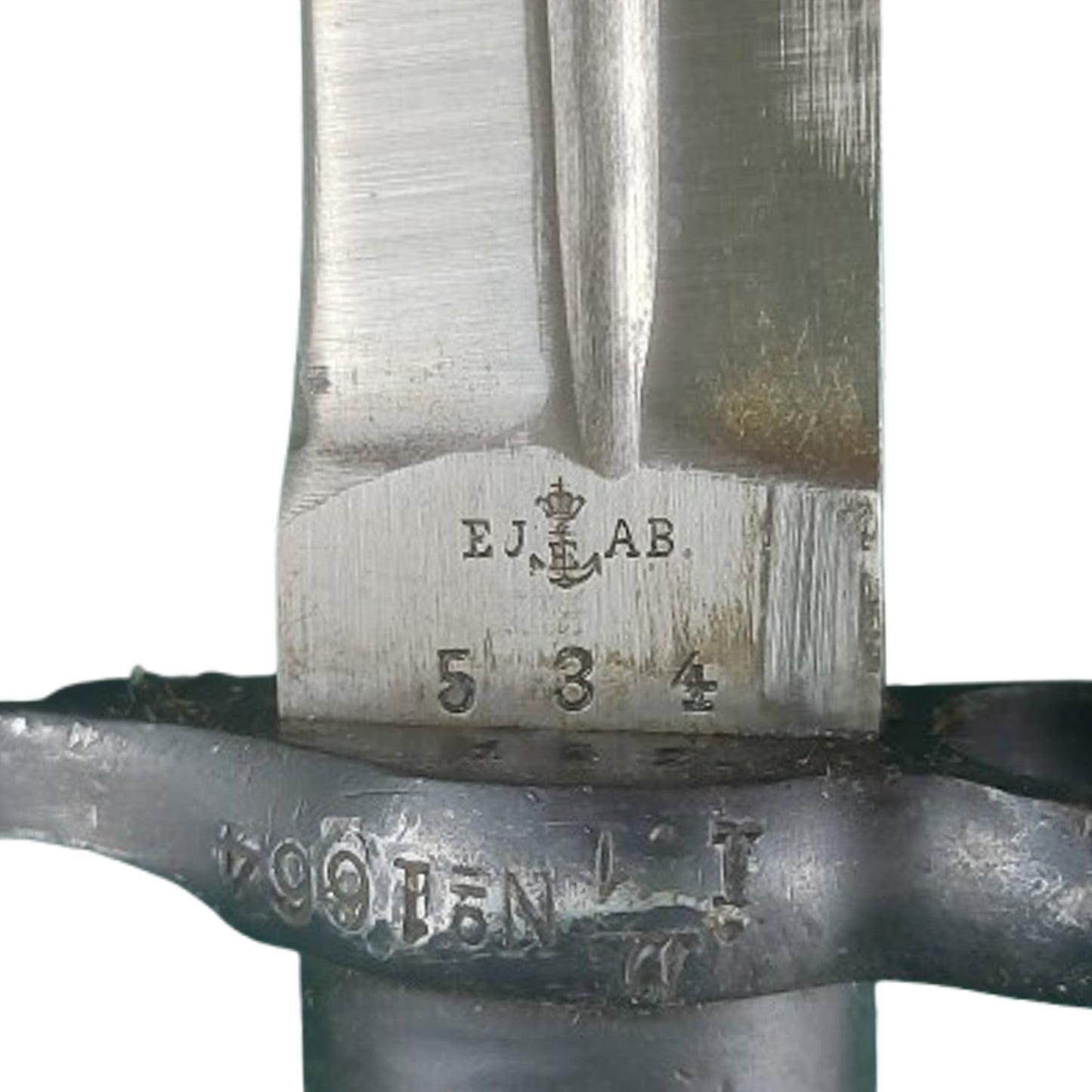 WW2 Swedish M96 / M38 Mauser - AG42B Service Rifle Bayonet 1940 Battalion Marked