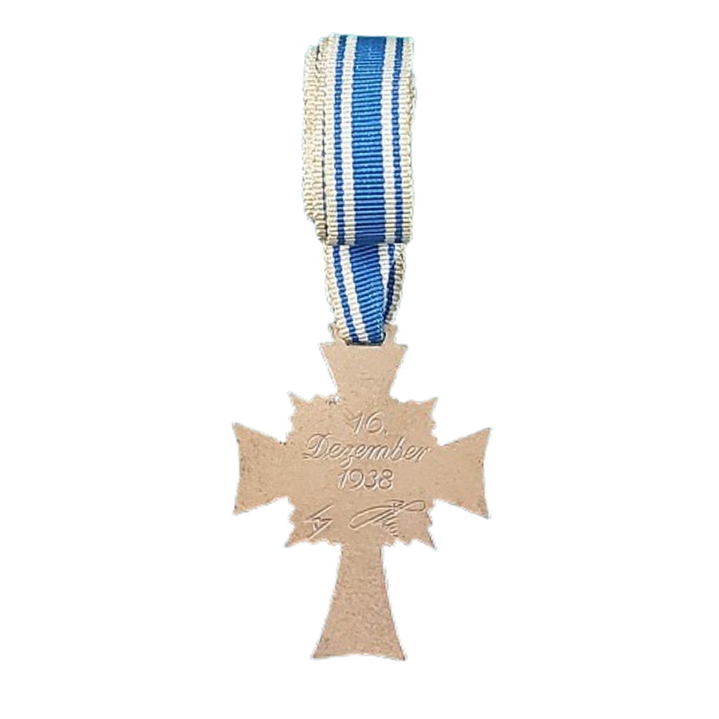 WW2 German NSDAP Mothers Cross In Bronze