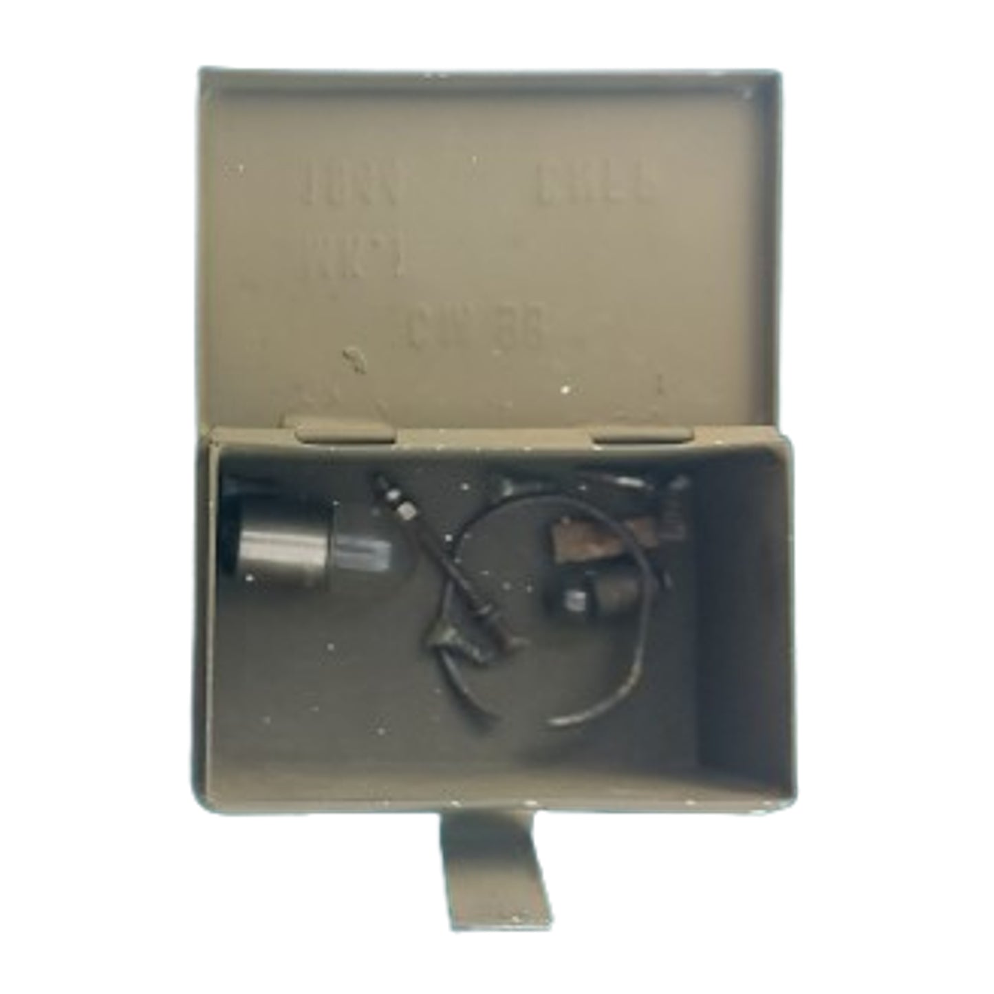 WW2 British Canadian CM98 Radio Spare Parts Tin 1944