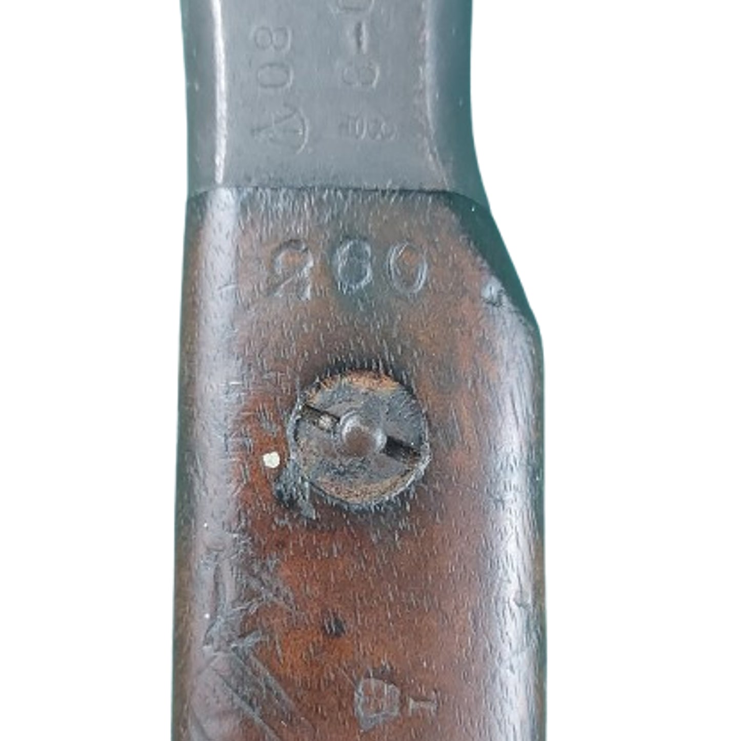 WW1 Canadian Battalion Marked Mk.II Ross Rifle Bayonet 1916 With Service Number